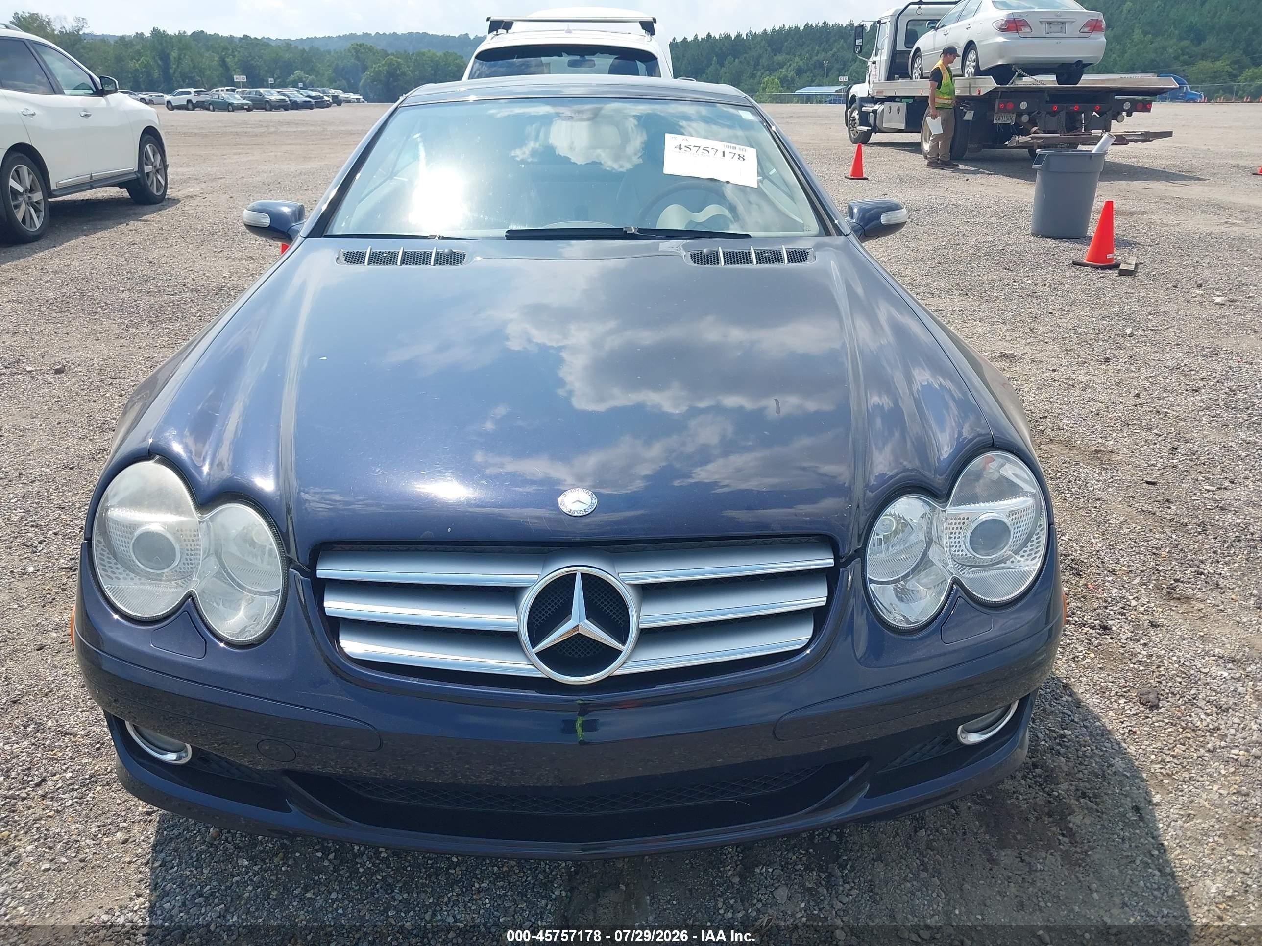 2007 Mercedes-benz Sl 550   Синий vin: WDBSK71F77F126117
