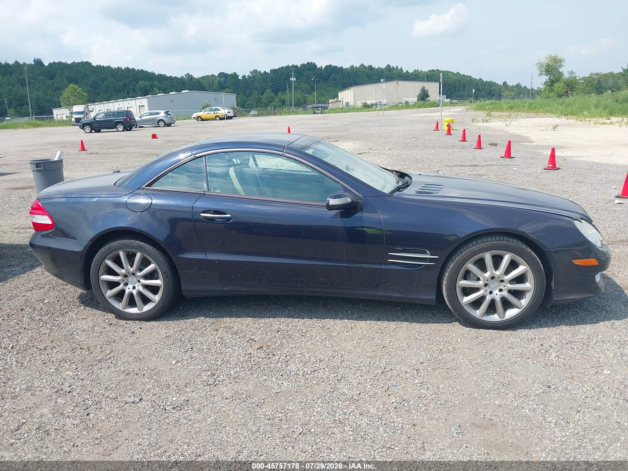 2007 Mercedes-benz Sl 550   Синий vin: WDBSK71F77F126117