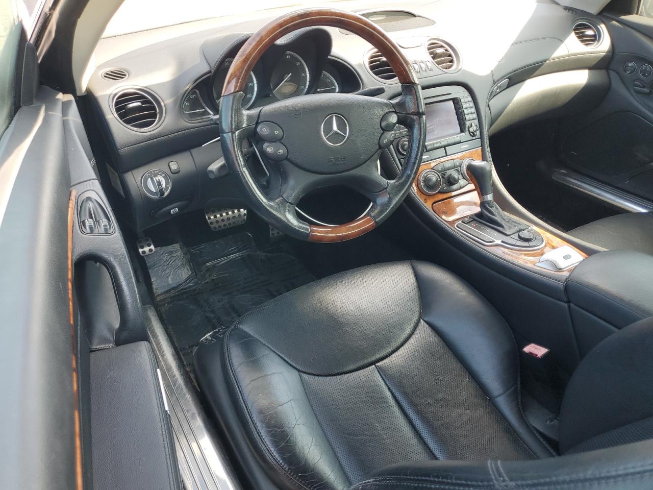 2007 Mercedes-benz Sl 550 Black vin: WDBSK71F77F131897