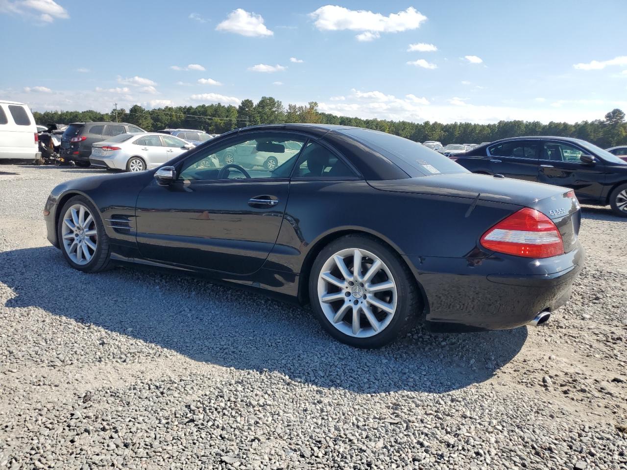 2007 Mercedes-benz Sl 550 Black vin: WDBSK71F77F131897