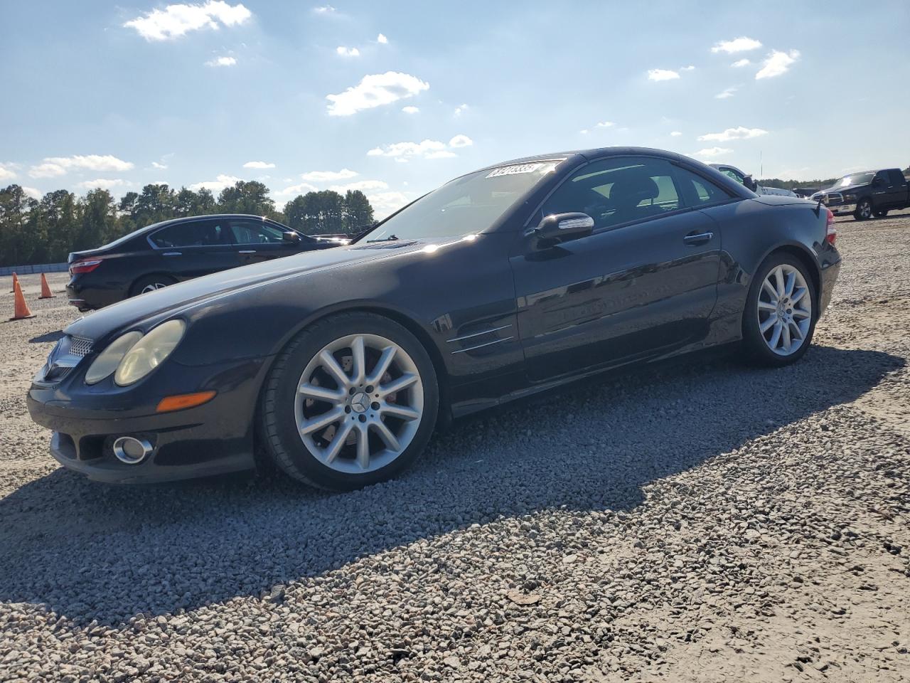 2007 Mercedes-benz Sl 550 Black vin: WDBSK71F77F131897