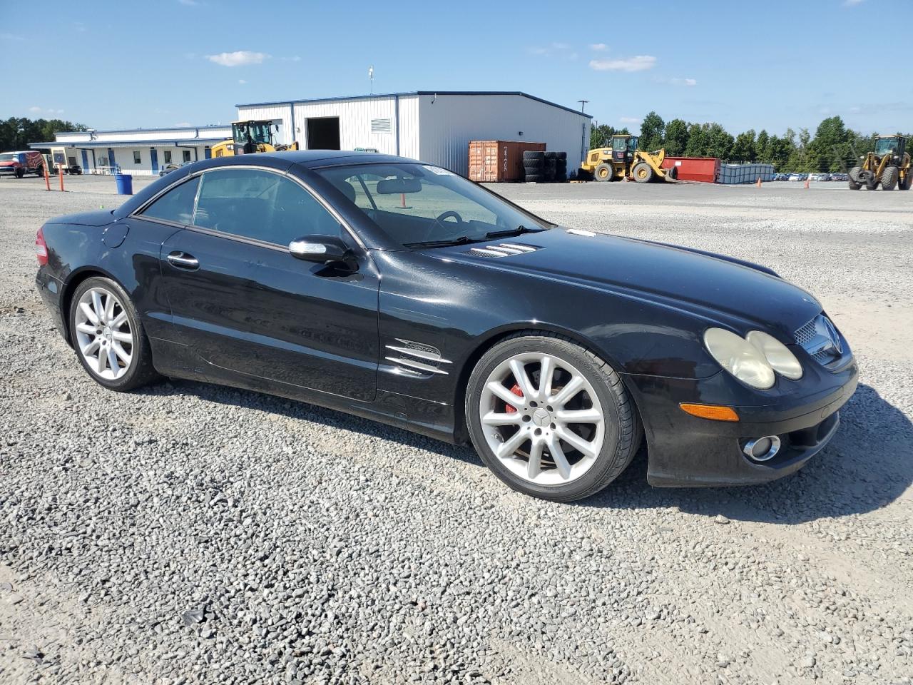 2007 Mercedes-benz Sl 550 Black vin: WDBSK71F77F131897