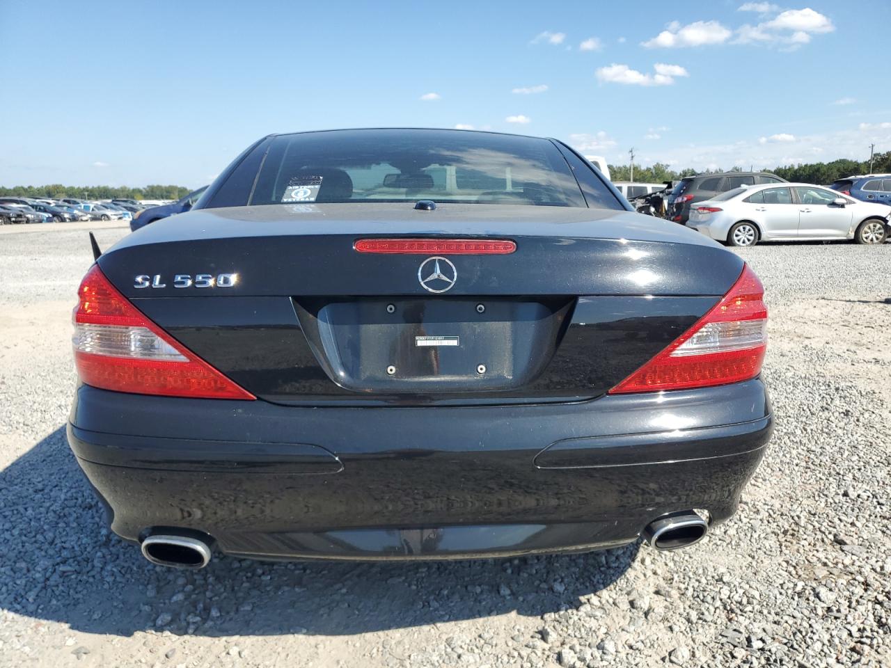 2007 Mercedes-benz Sl 550 Black vin: WDBSK71F77F131897