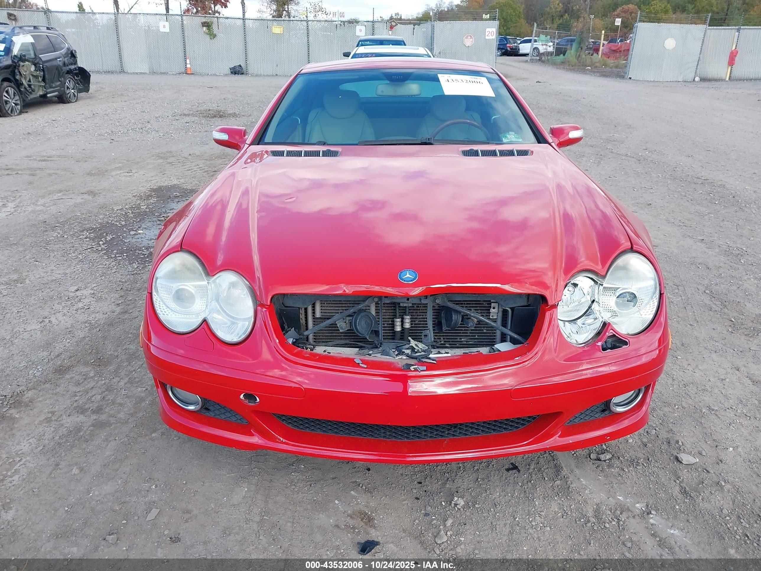 2007 Mercedes-benz Sl 550   Red vin: WDBSK71F77F133892