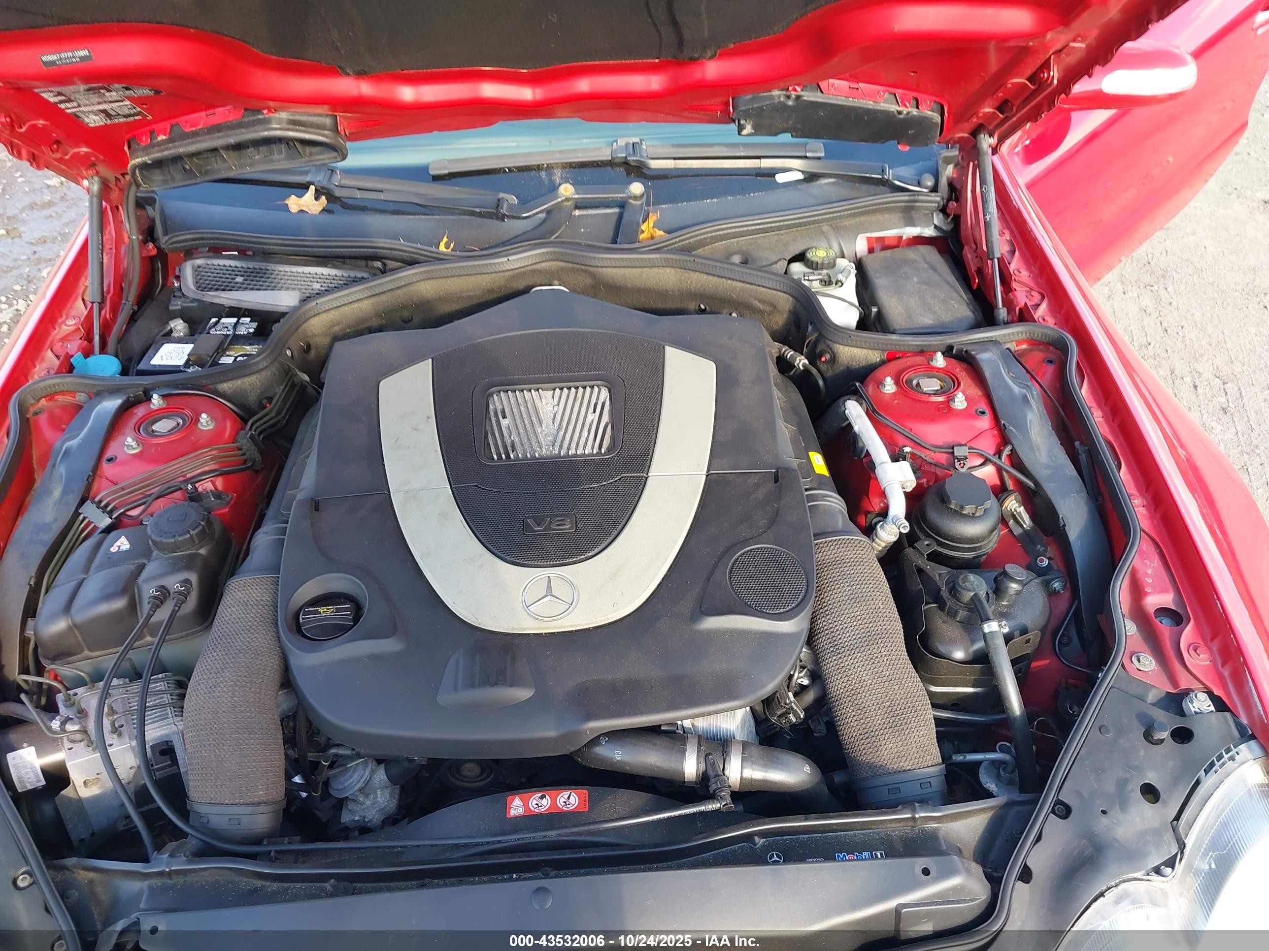 2007 Mercedes-benz Sl 550   Red vin: WDBSK71F77F133892