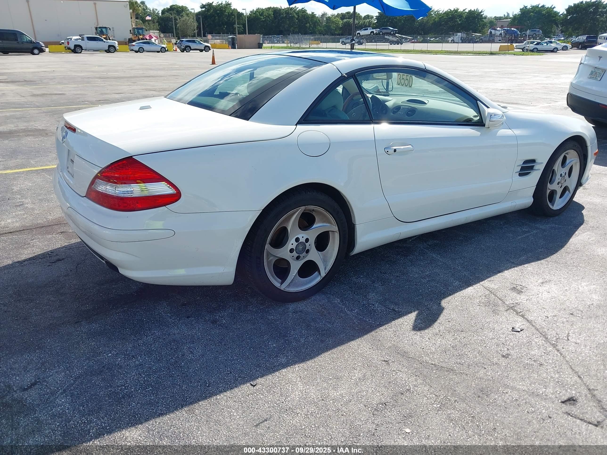 2007 Mercedes-benz Sl 550   Белый vin: WDBSK71F77F134525
