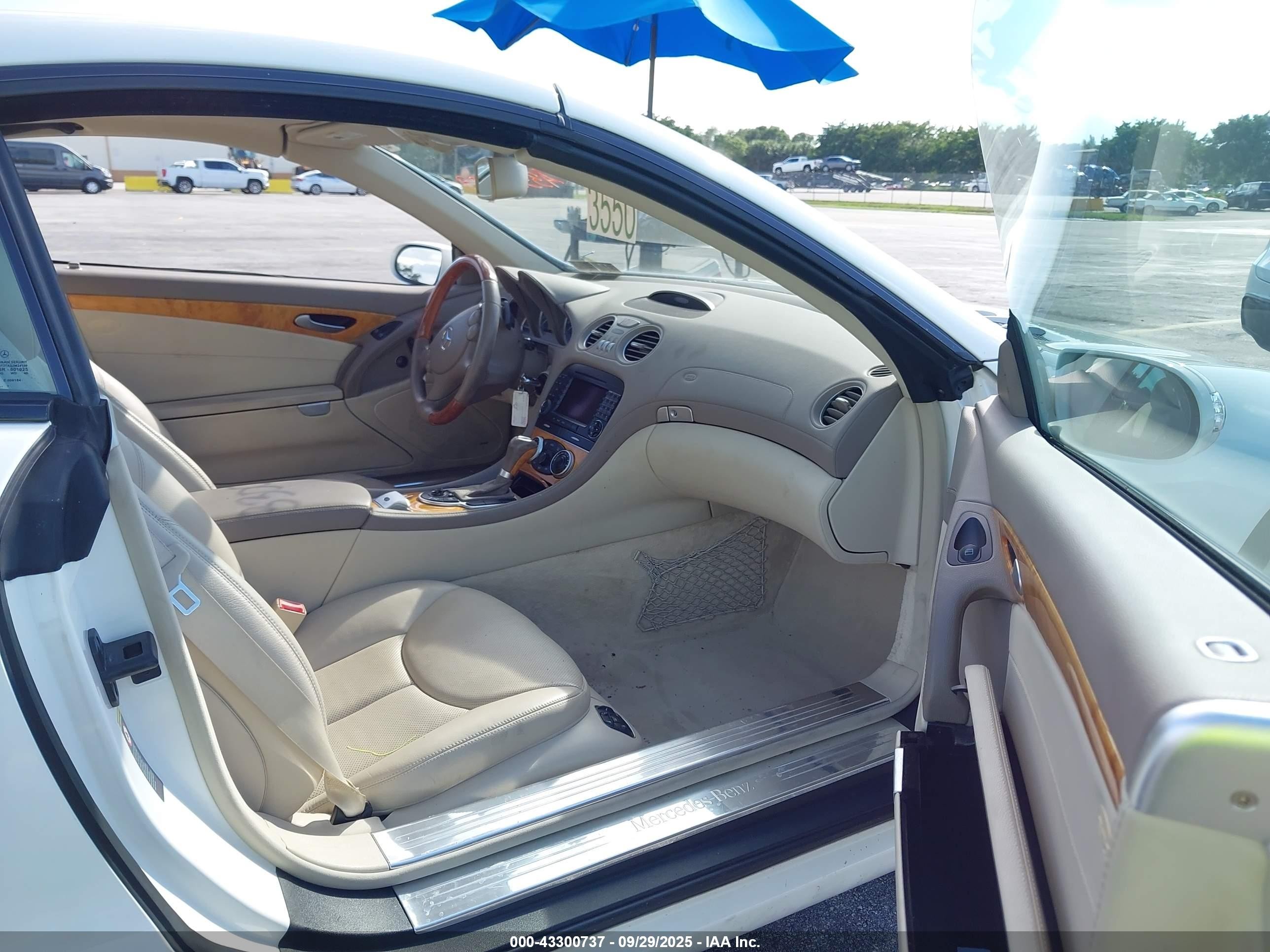2007 Mercedes-benz Sl 550   Белый vin: WDBSK71F77F134525