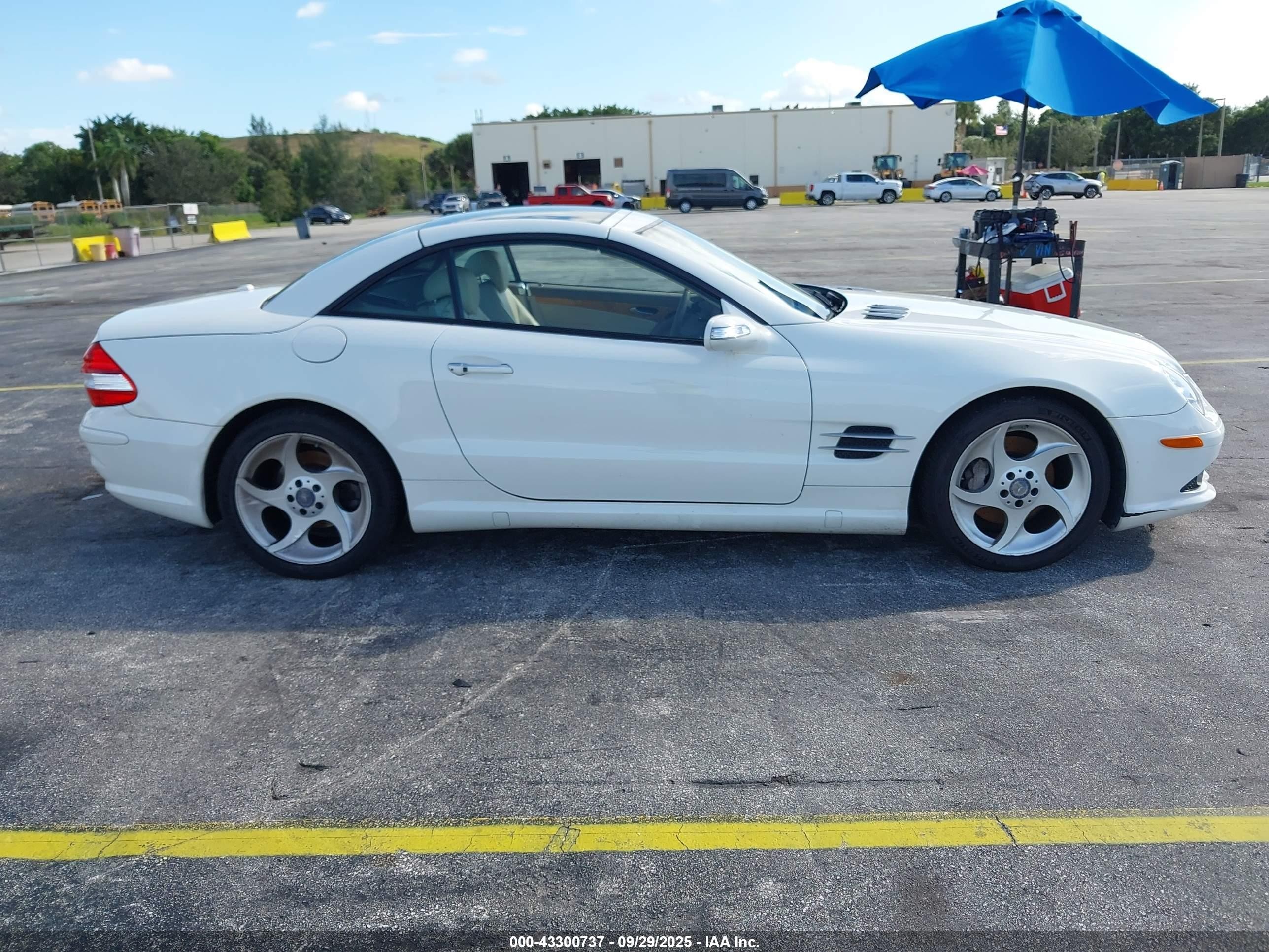 2007 Mercedes-benz Sl 550   Белый vin: WDBSK71F77F134525