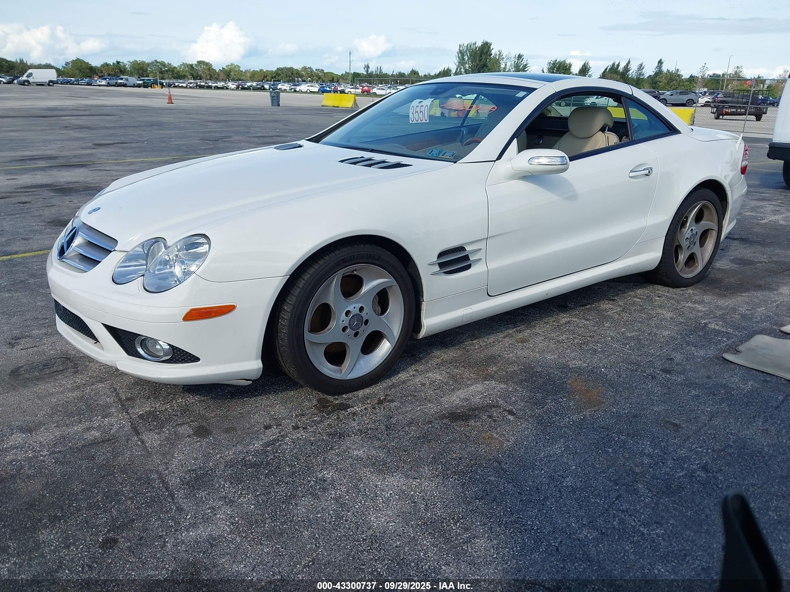 2007 Mercedes-benz Sl 550   Белый vin: WDBSK71F77F134525