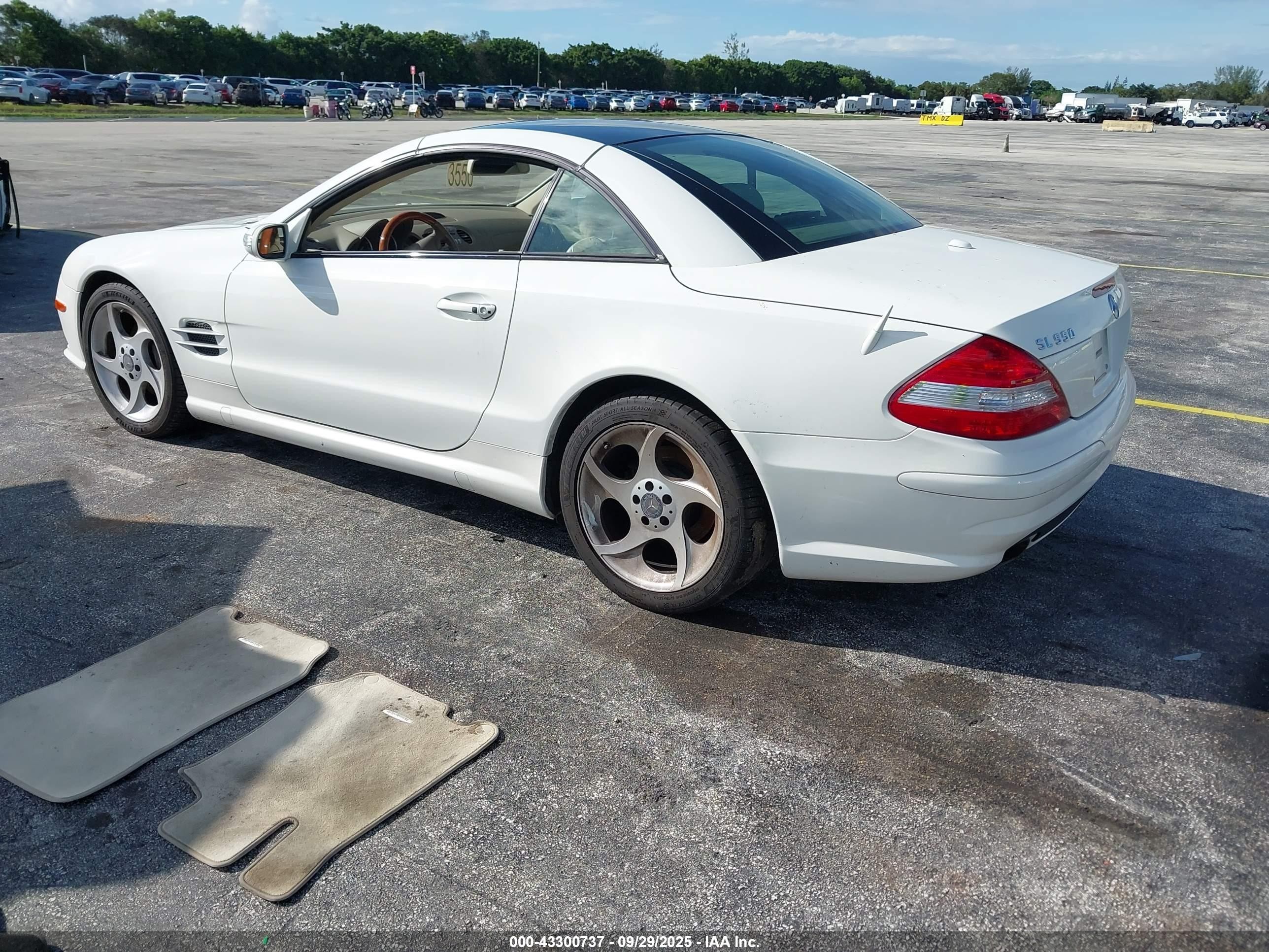 2007 Mercedes-benz Sl 550   Белый vin: WDBSK71F77F134525