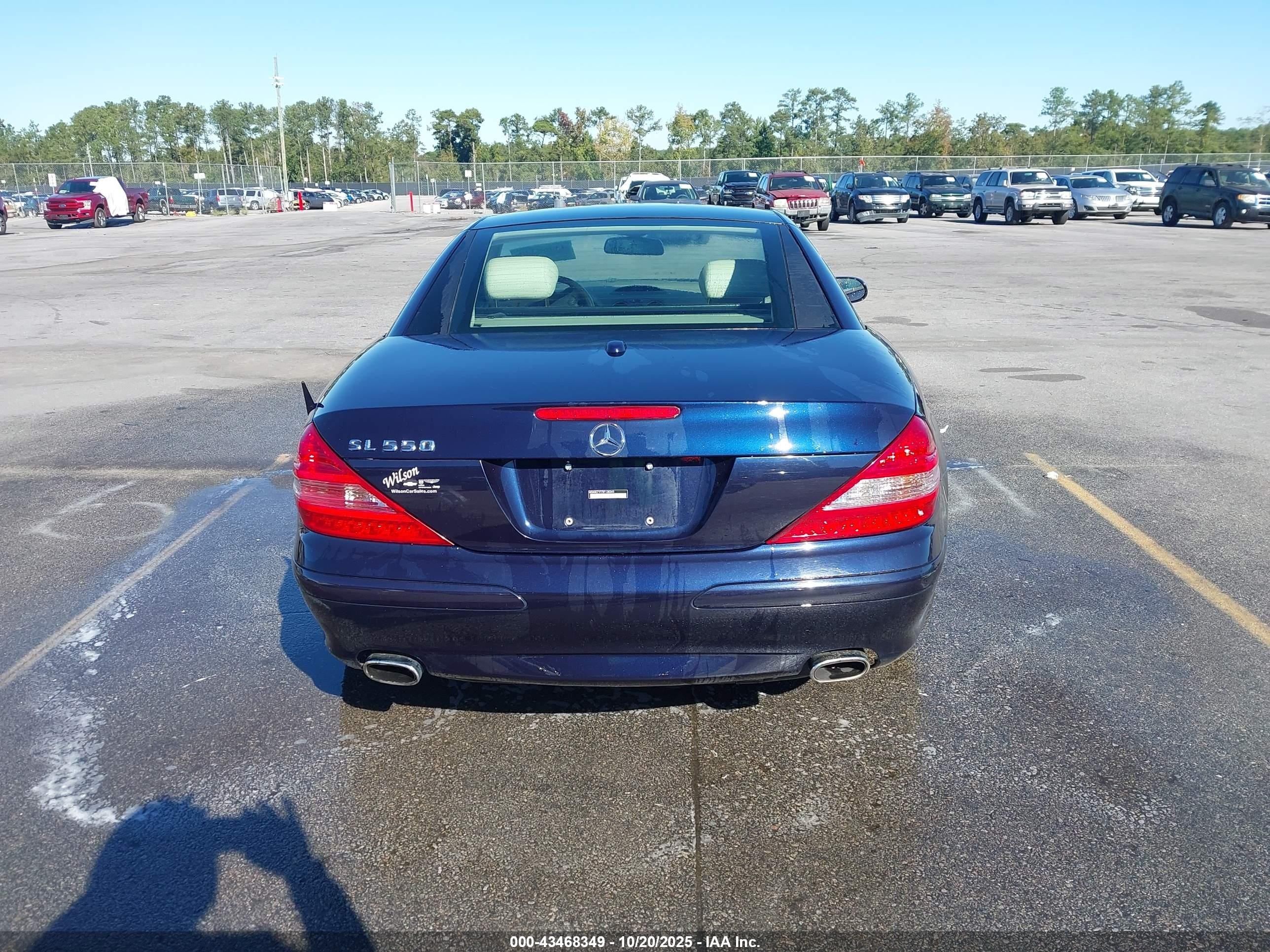 2008 Mercedes-benz Sl 550   Blue vin: WDBSK71F78F138365