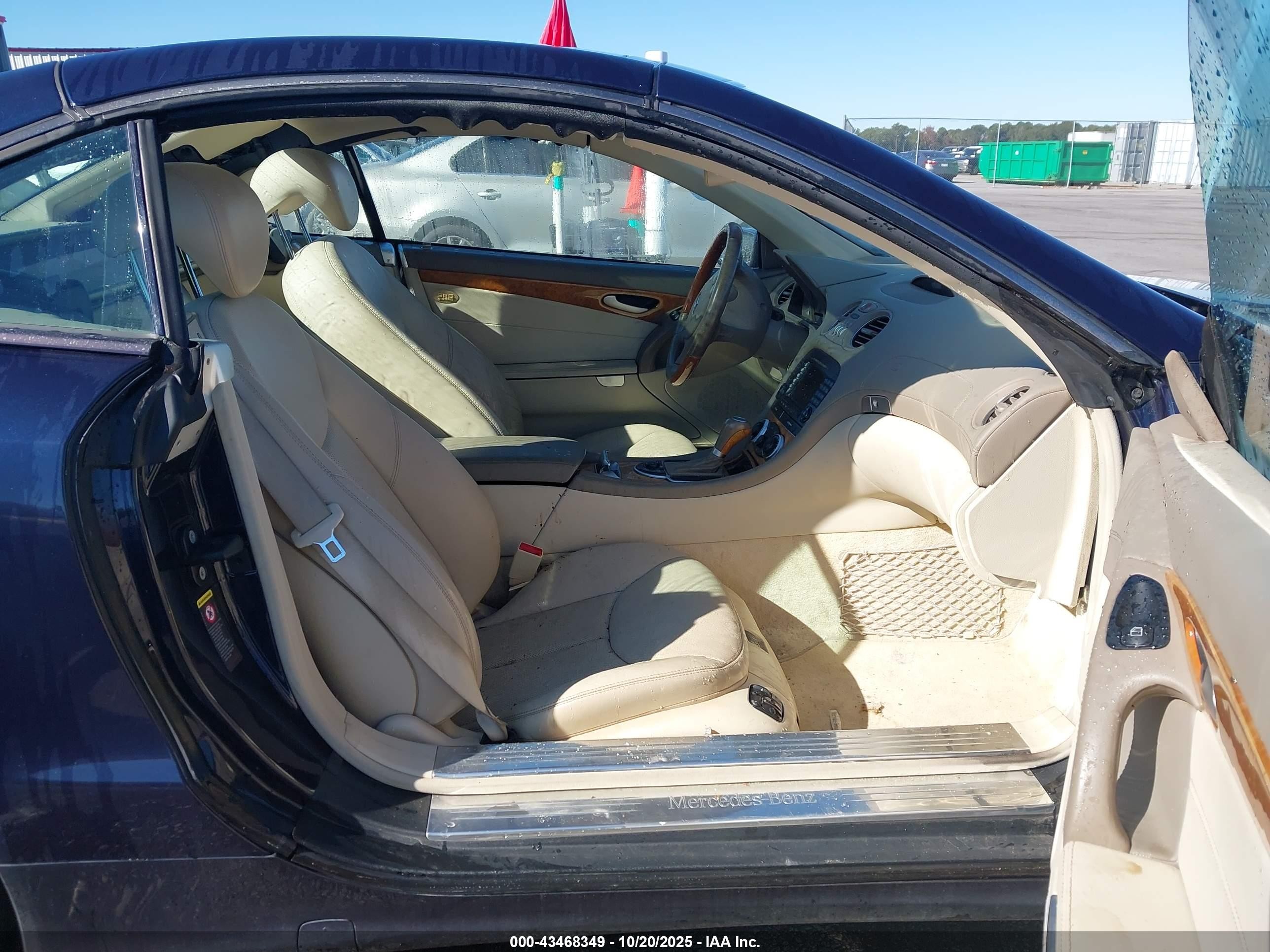 2008 Mercedes-benz Sl 550   Blue vin: WDBSK71F78F138365