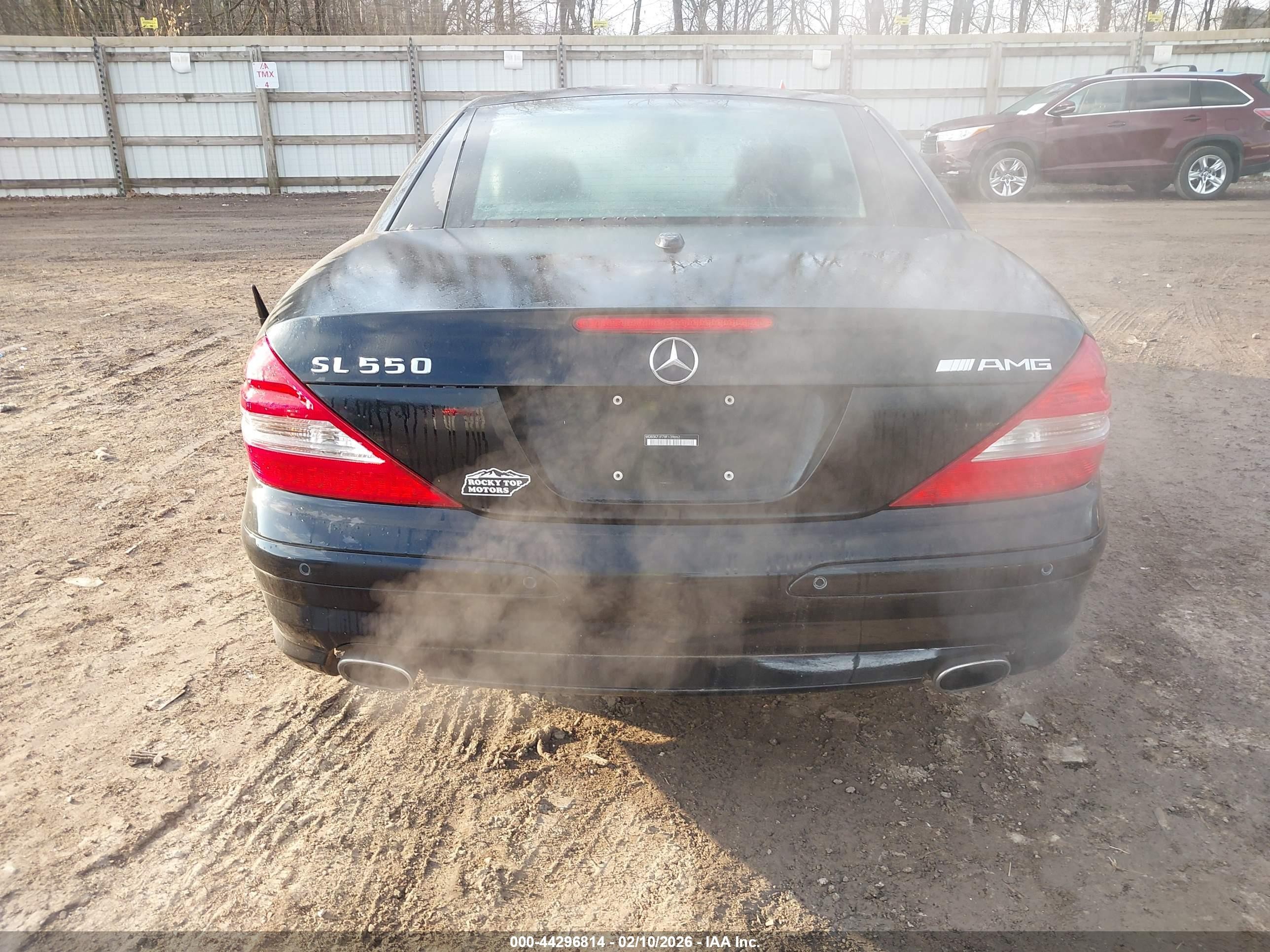 2008 Mercedes-benz Sl 550   Black vin: WDBSK71F78F139662