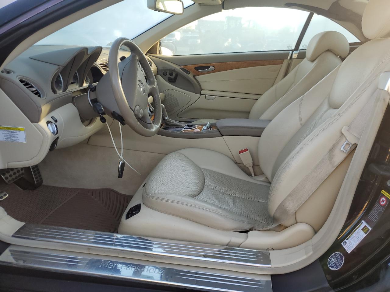 2007 Mercedes-benz Sl 550 Black vin: WDBSK71F87F119385