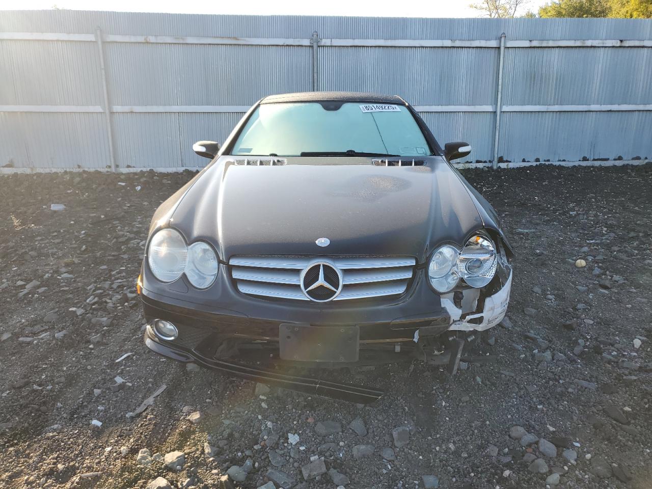 2007 Mercedes-benz Sl 550 Black vin: WDBSK71F87F119385