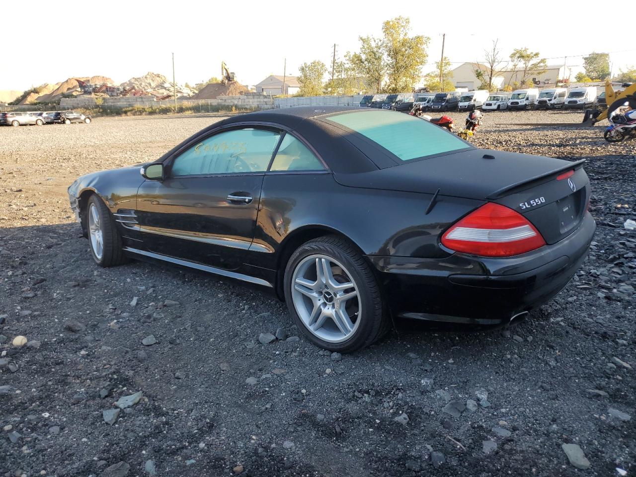 2007 Mercedes-benz Sl 550 Black vin: WDBSK71F87F119385