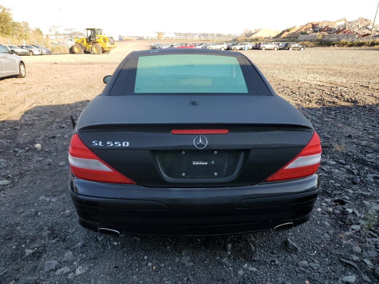 2007 Mercedes-benz Sl 550 Black vin: WDBSK71F87F119385
