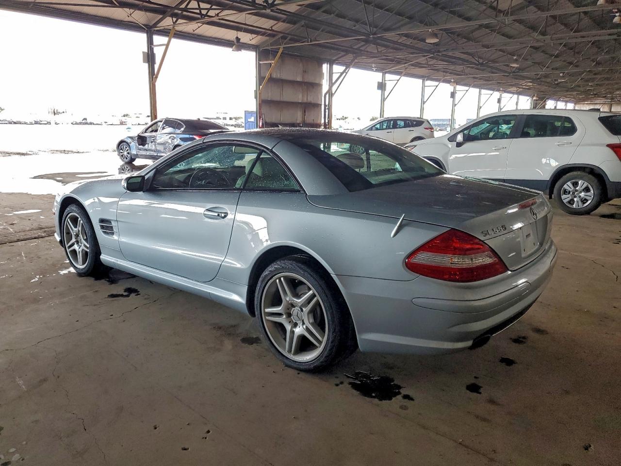 2007 Mercedes-benz Sl 550 Teal vin: WDBSK71F87F127471