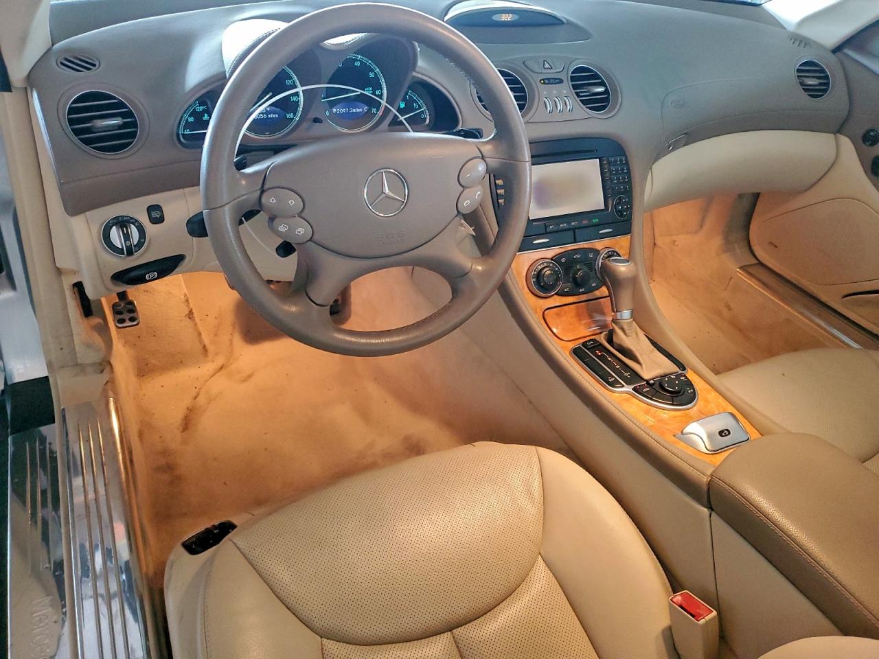 2007 Mercedes-benz Sl 550 Teal vin: WDBSK71F87F127471