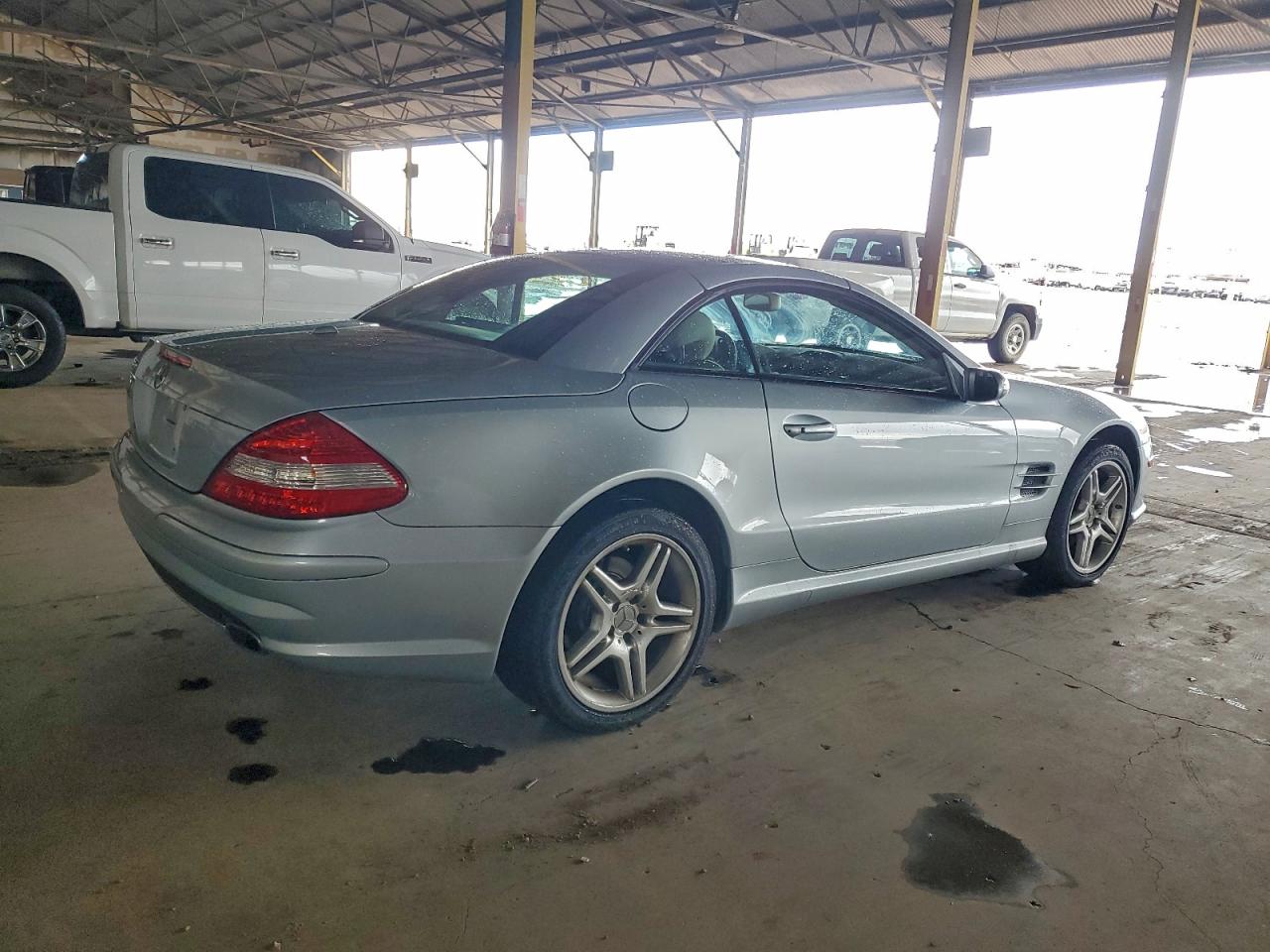 2007 Mercedes-benz Sl 550 Teal vin: WDBSK71F87F127471