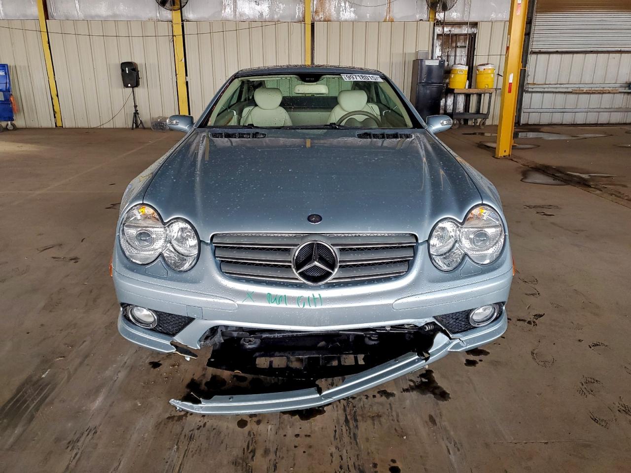 2007 Mercedes-benz Sl 550 Teal vin: WDBSK71F87F127471