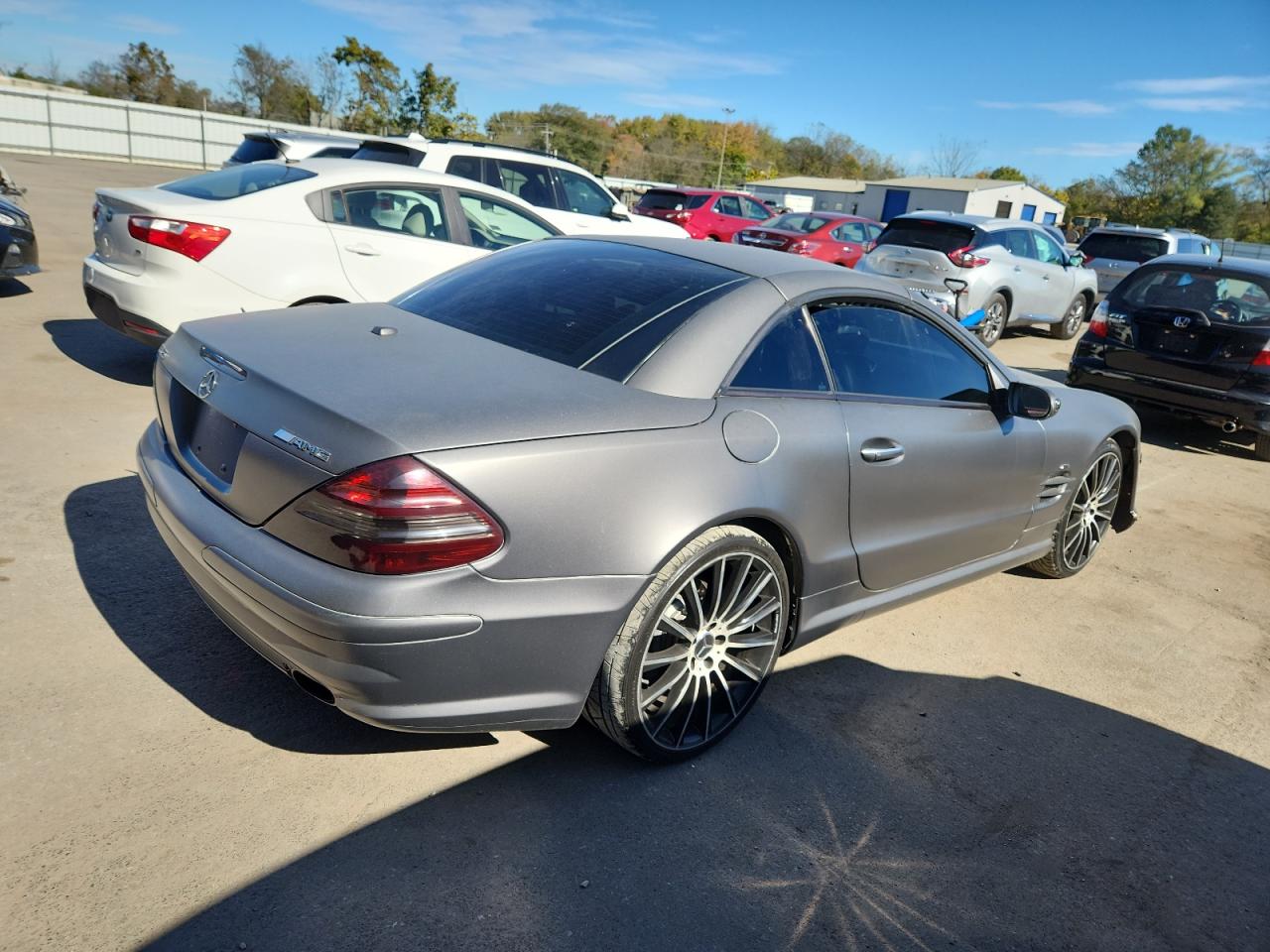 2007 Mercedes-benz Sl 550 Charcoal vin: WDBSK71F87F129026