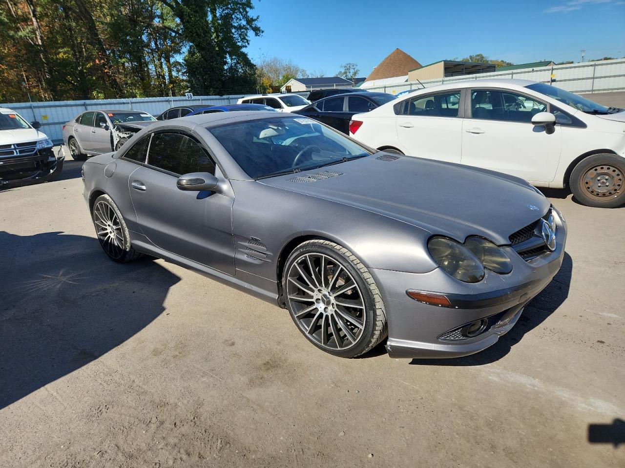 2007 Mercedes-benz Sl 550 Charcoal vin: WDBSK71F87F129026