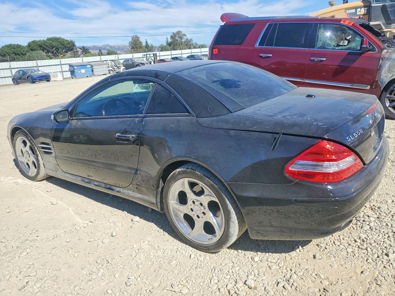 2007 Mercedes-benz Sl 550 Black vin: WDBSK71F87F135070