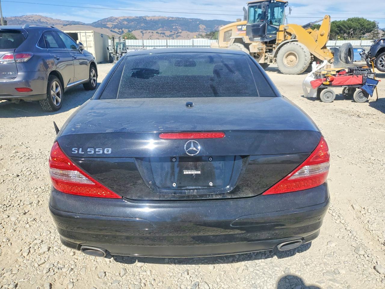 2007 Mercedes-benz Sl 550 Black vin: WDBSK71F87F135070