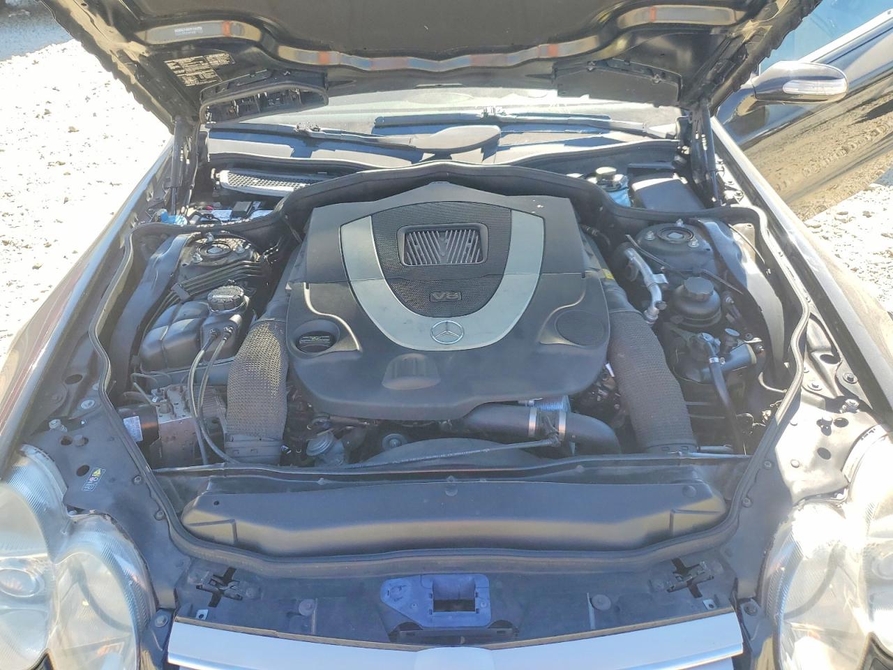 2007 Mercedes-benz Sl 550 Black vin: WDBSK71F87F135070