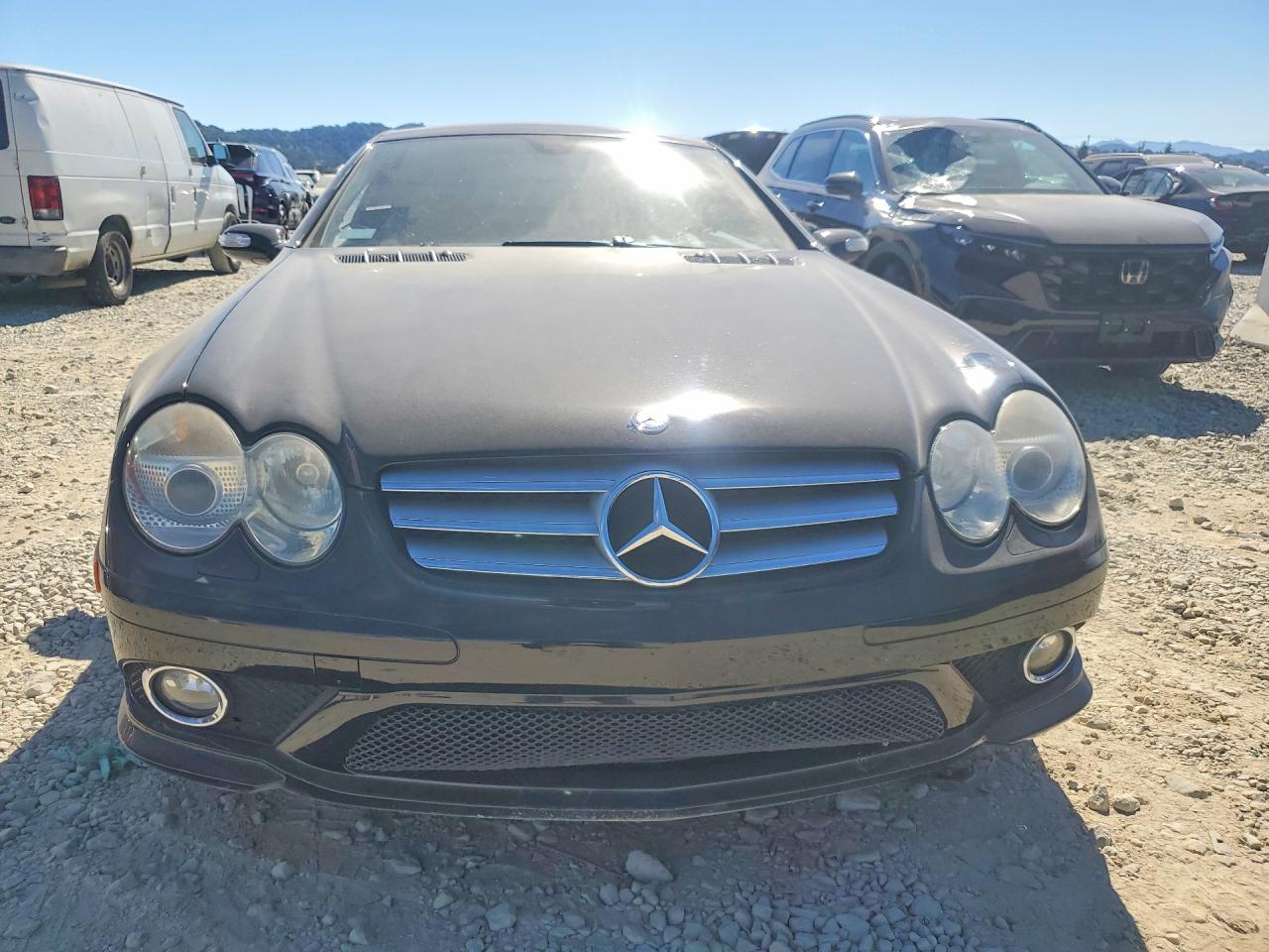 2007 Mercedes-benz Sl 550 Black vin: WDBSK71F87F135070