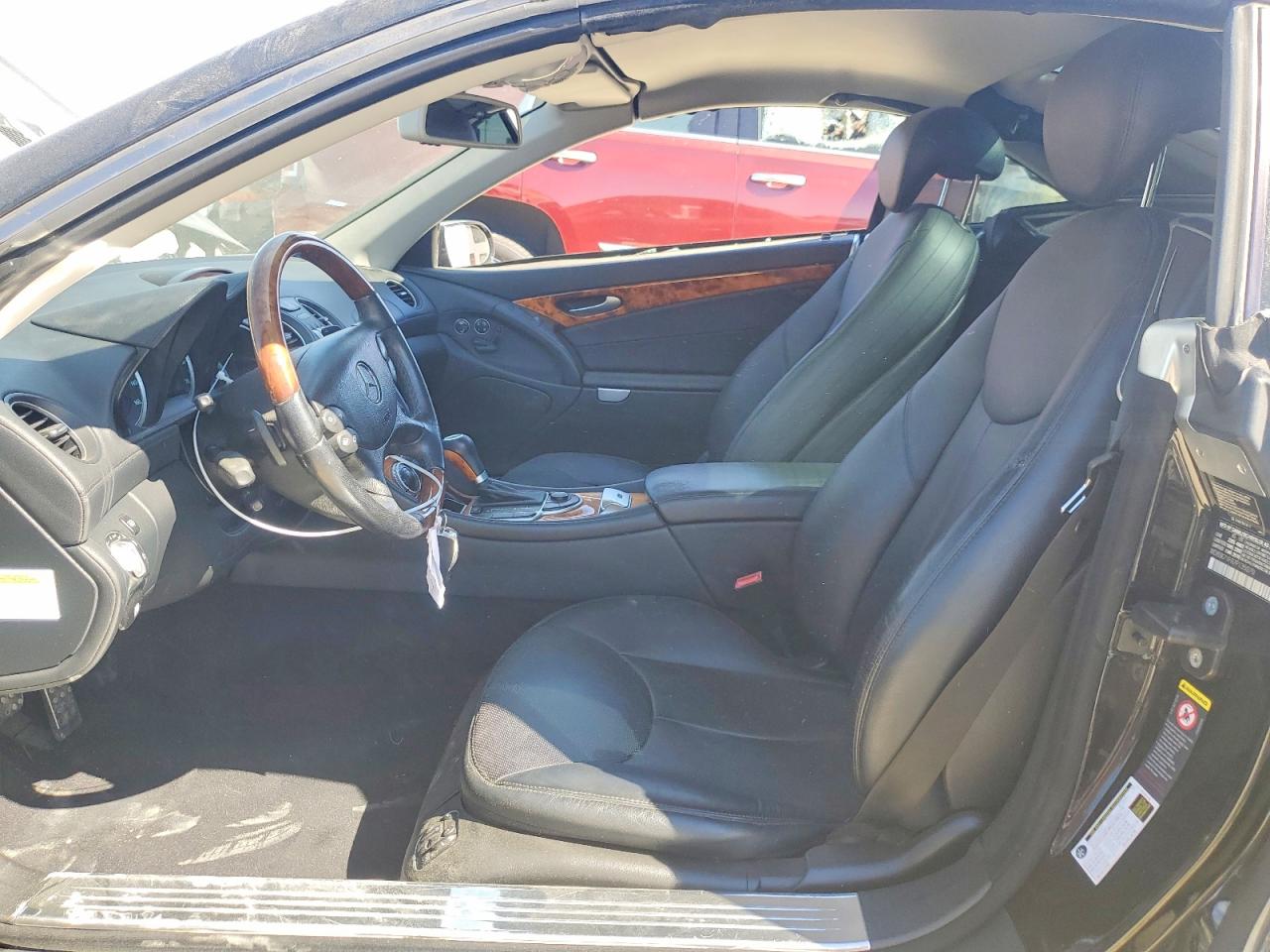 2007 Mercedes-benz Sl 550 Black vin: WDBSK71F87F135070