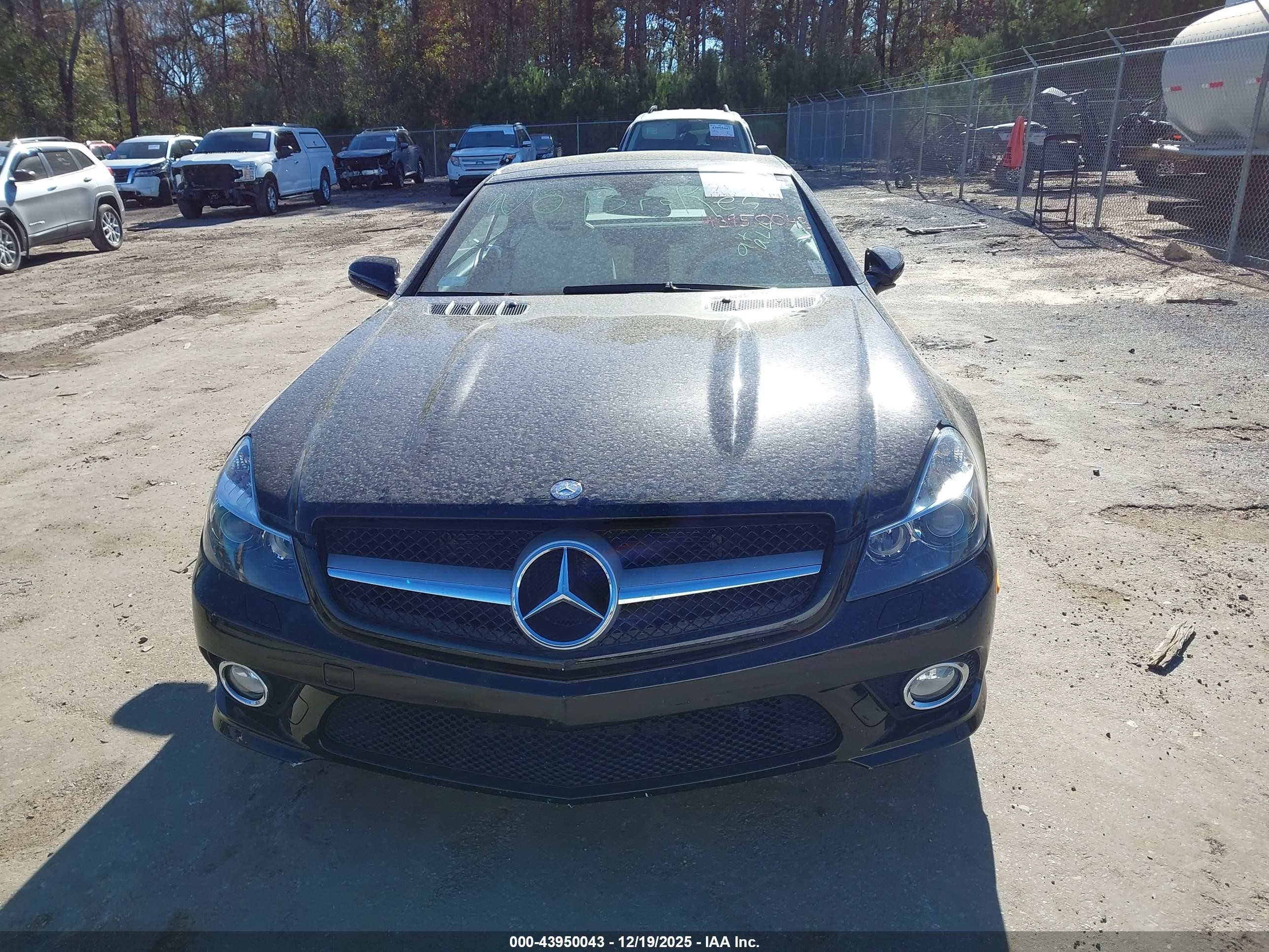 2009 Mercedes-benz Sl 550   Black vin: WDBSK71F89F150400