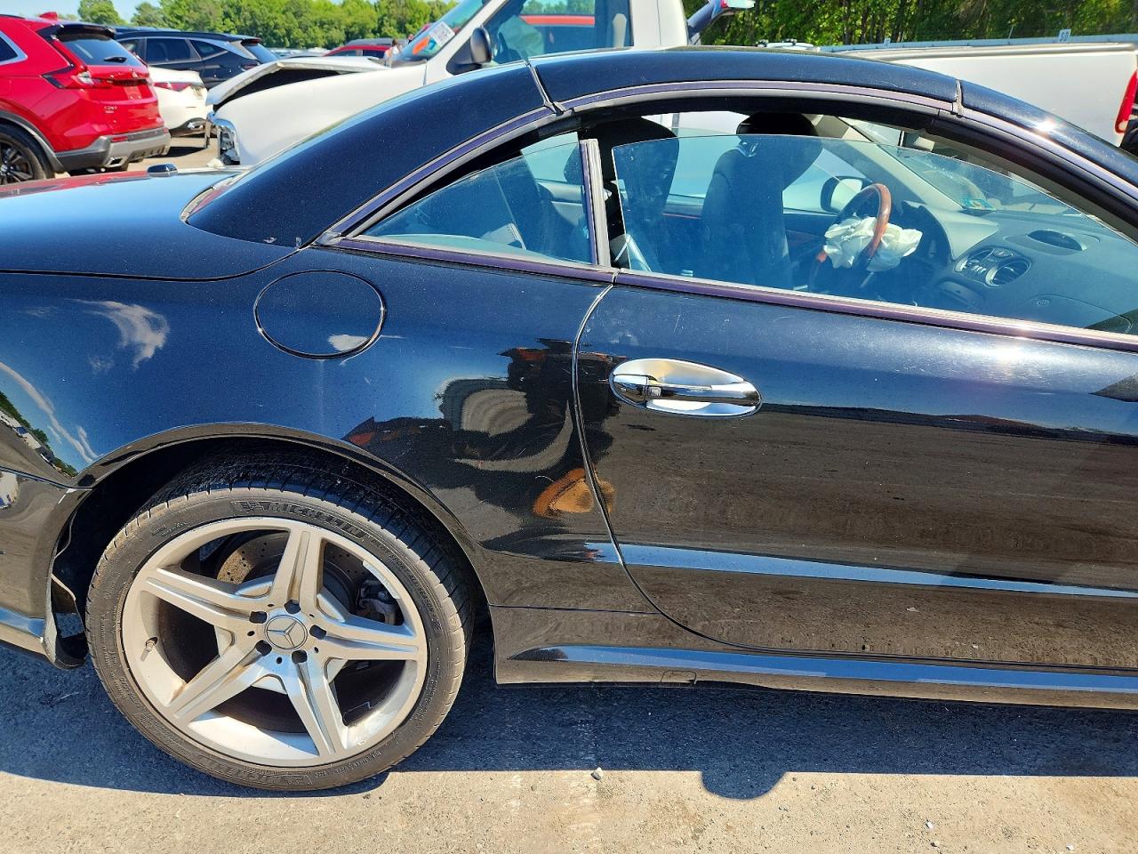 2009 Mercedes-benz Sl 550 Black vin: WDBSK71F89F155497