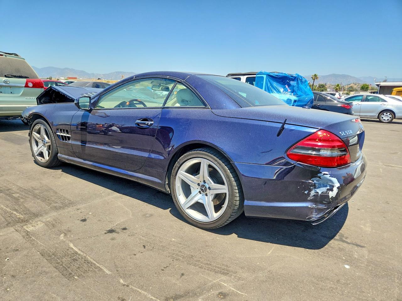 2009 Mercedes-benz Sl 550 Синий vin: WDBSK71F89F155533
