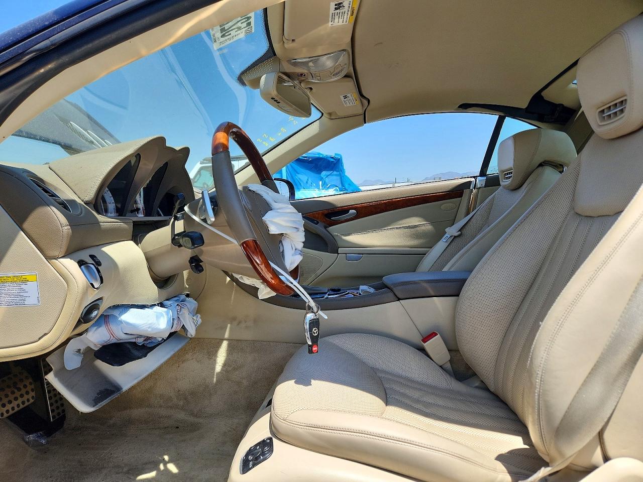 2009 Mercedes-benz Sl 550 Синий vin: WDBSK71F89F155533