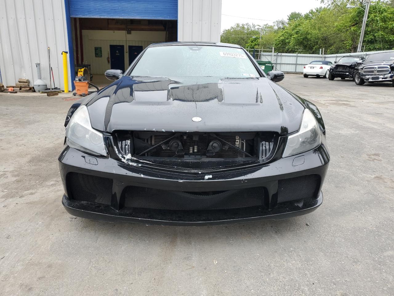 2007 Mercedes-benz Sl 550 Black vin: WDBSK71F97F123705