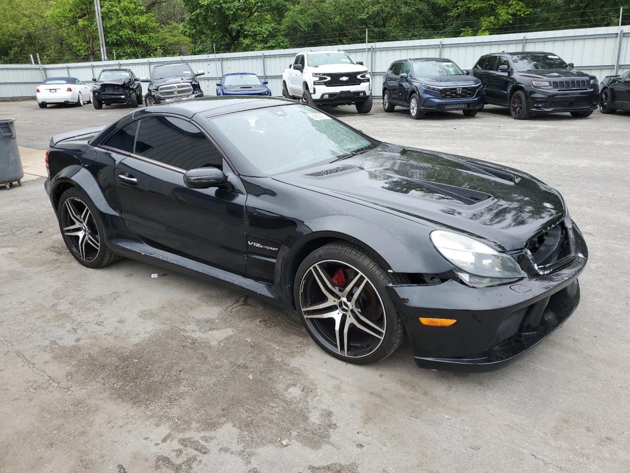 2007 Mercedes-benz Sl 550 Black vin: WDBSK71F97F123705