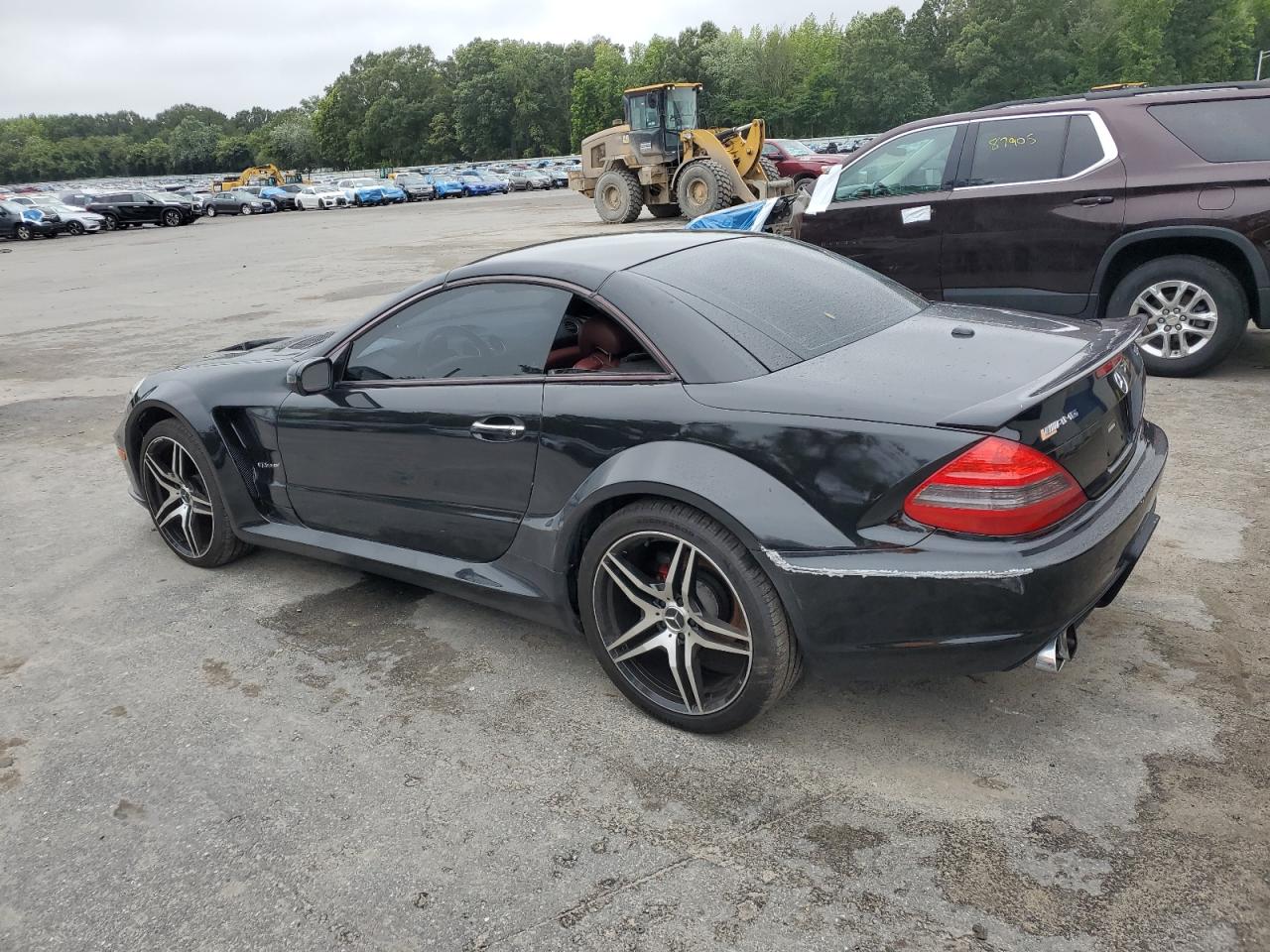 2007 Mercedes-benz Sl 550 Black vin: WDBSK71F97F123705