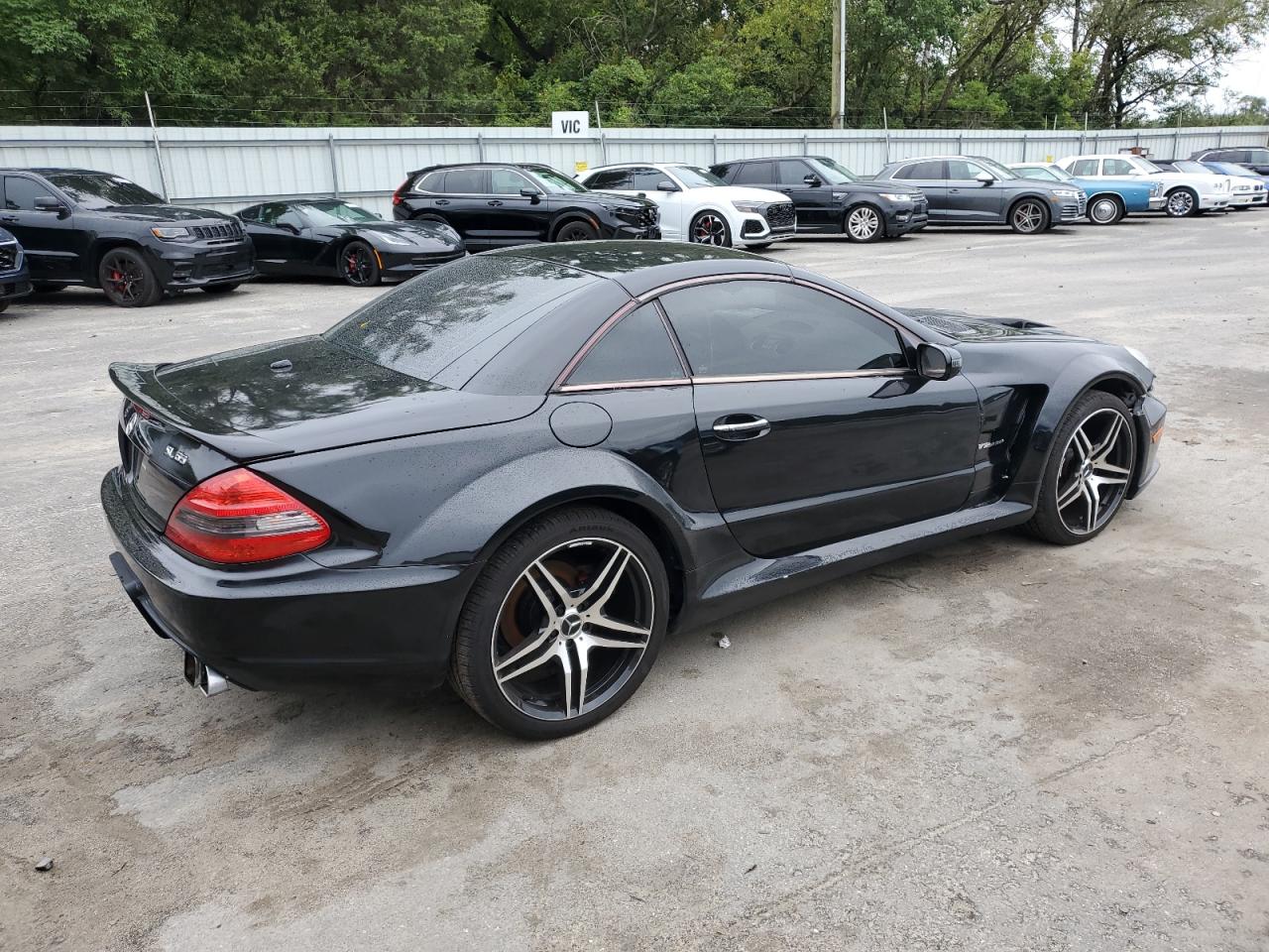 2007 Mercedes-benz Sl 550 Black vin: WDBSK71F97F123705