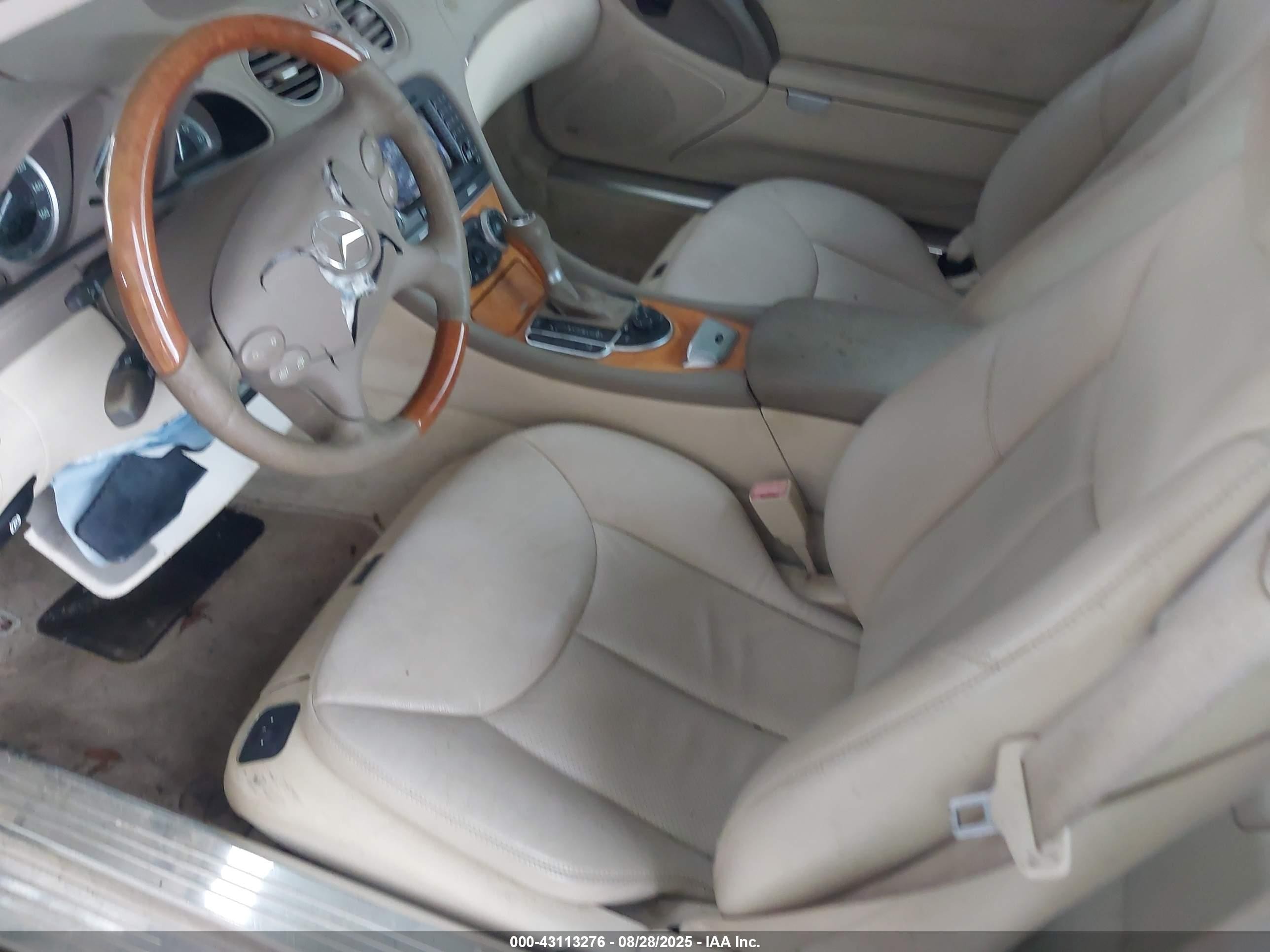 2007 Mercedes-benz Sl 550   Dark Blue vin: WDBSK71F97F128242