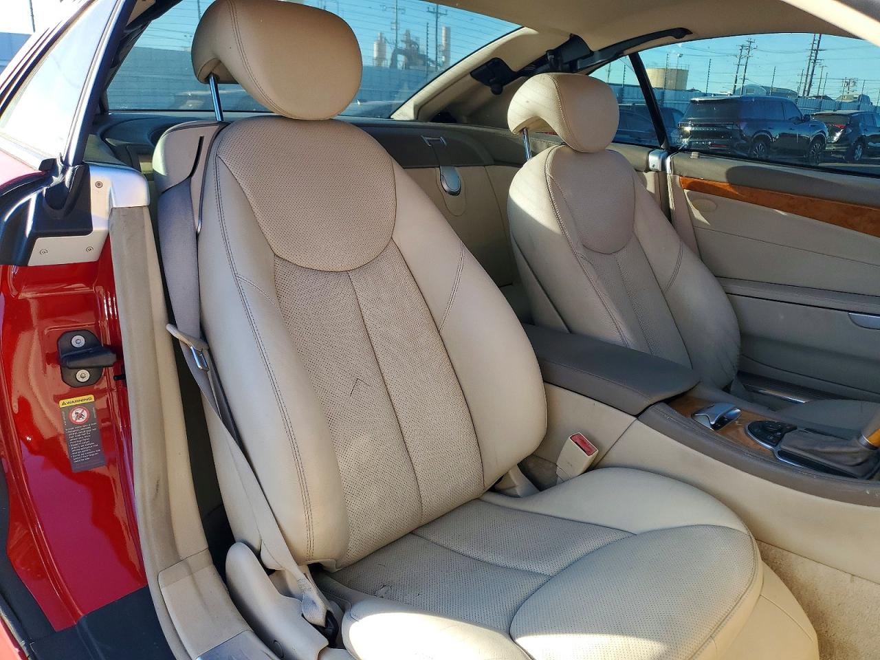 2007 Mercedes-benz Sl 550 Red vin: WDBSK71F97F132680