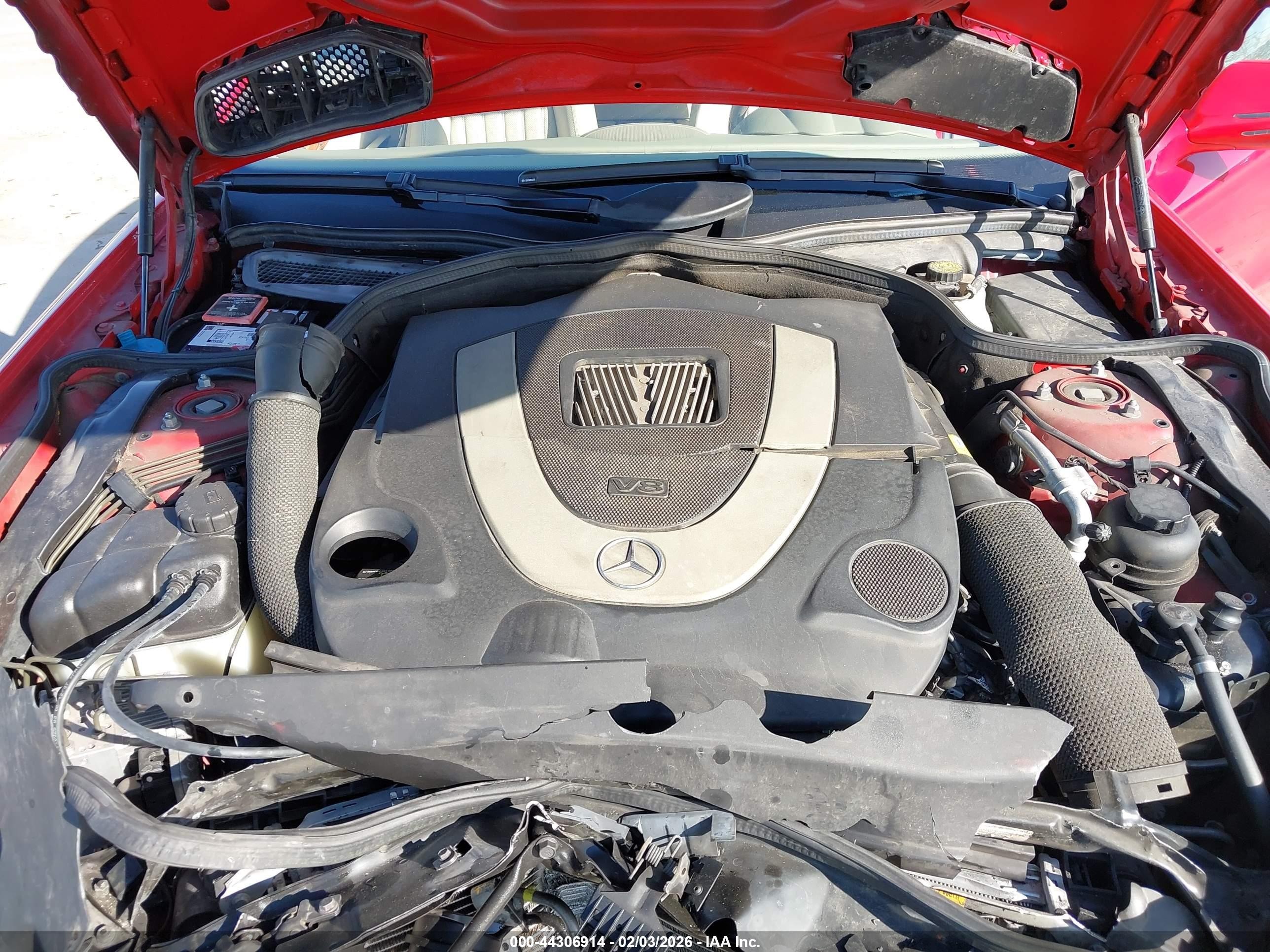 2009 Mercedes-benz Sl 550   Red vin: WDBSK71F99F144041