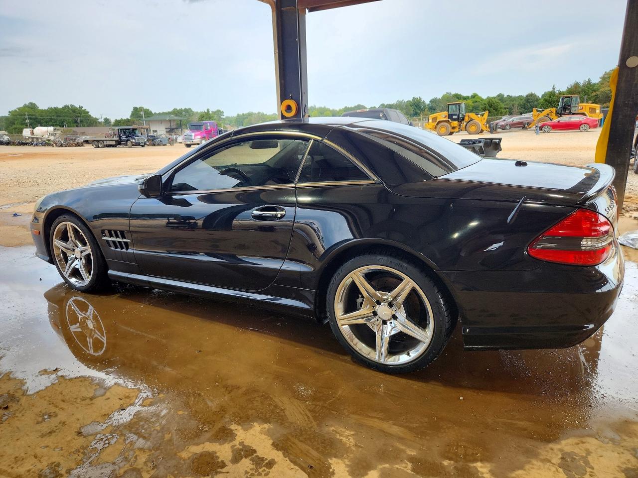 2009 Mercedes-benz Sl 550 Black vin: WDBSK71F99F153869