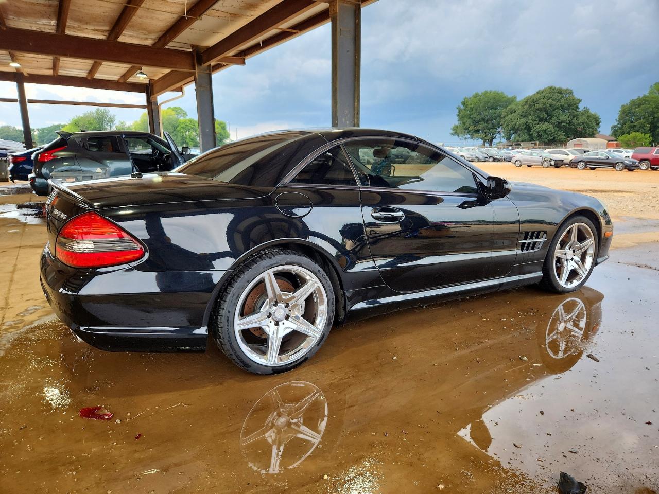 2009 Mercedes-benz Sl 550 Black vin: WDBSK71F99F153869