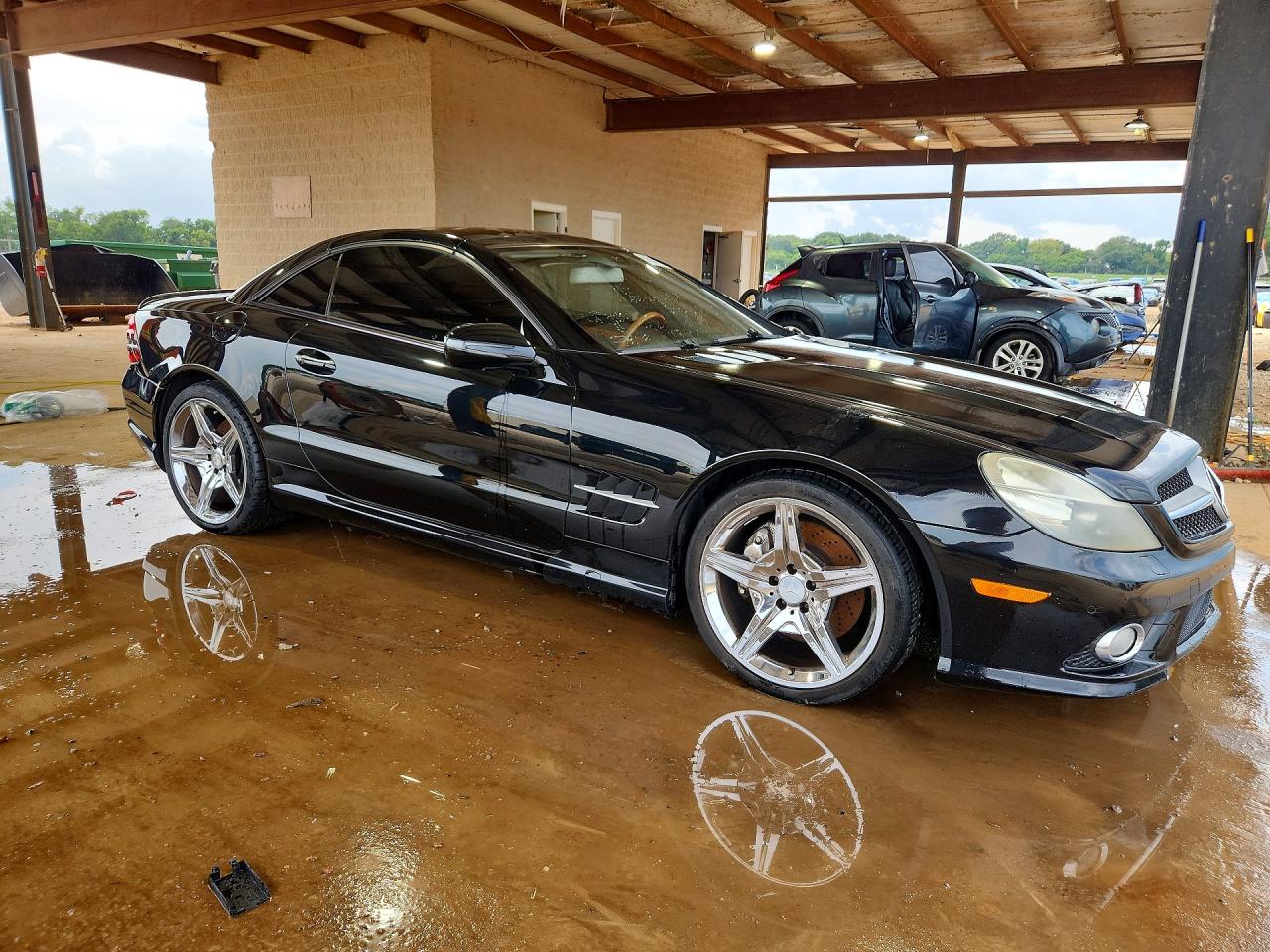 2009 Mercedes-benz Sl 550 Black vin: WDBSK71F99F153869