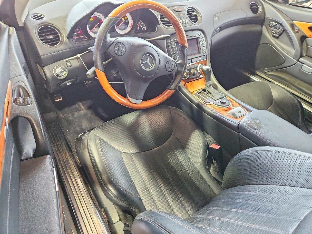 2009 Mercedes-benz Sl 550 Black vin: WDBSK71F99F153869
