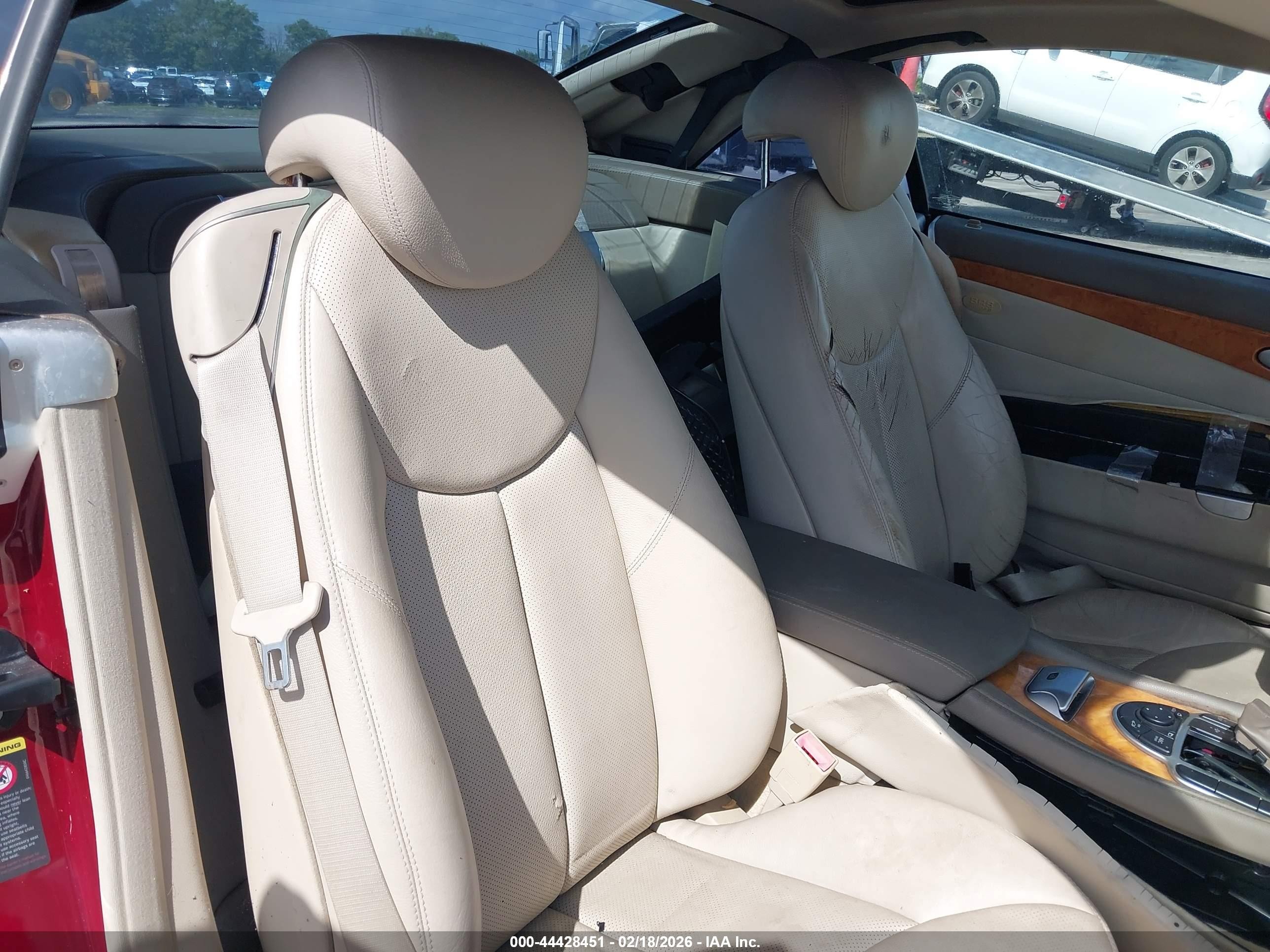 2007 Mercedes-benz Sl 550   Бордовый vin: WDBSK71FX7F128217
