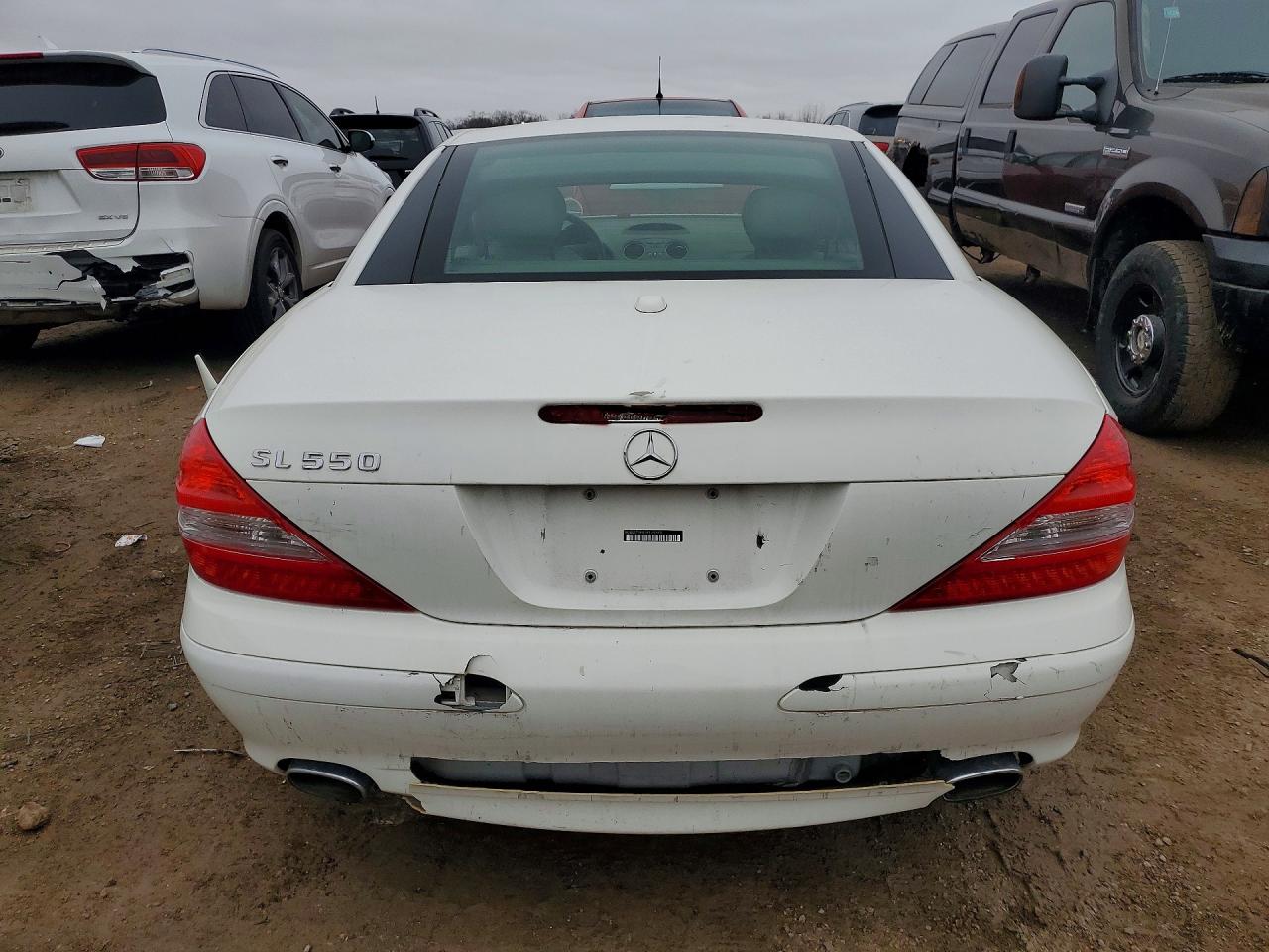 2007 Mercedes-benz Sl 550 Белый vin: WDBSK71FX7F129349