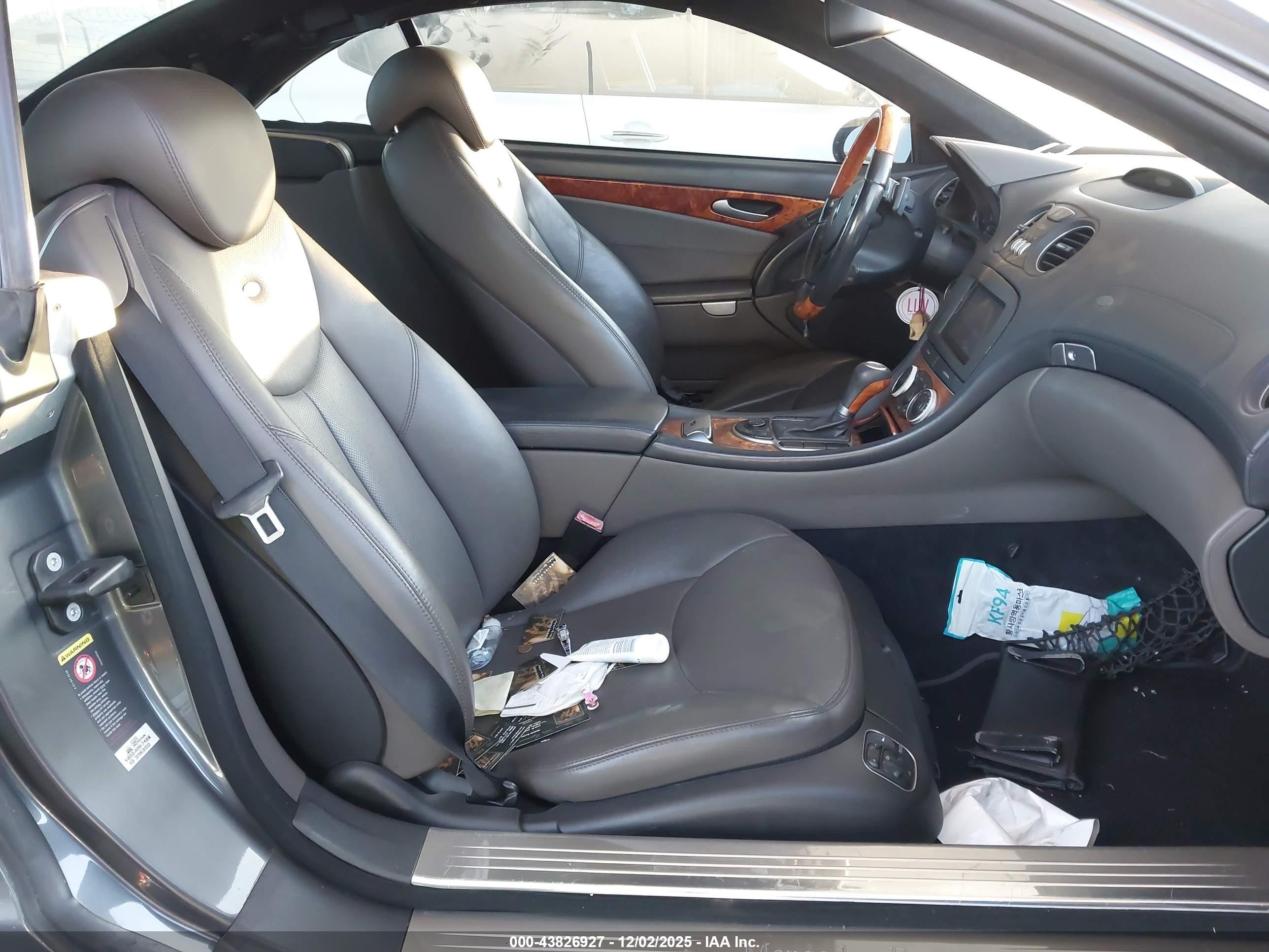 2007 Mercedes-benz Sl 550   Gray vin: WDBSK71FX7F131392